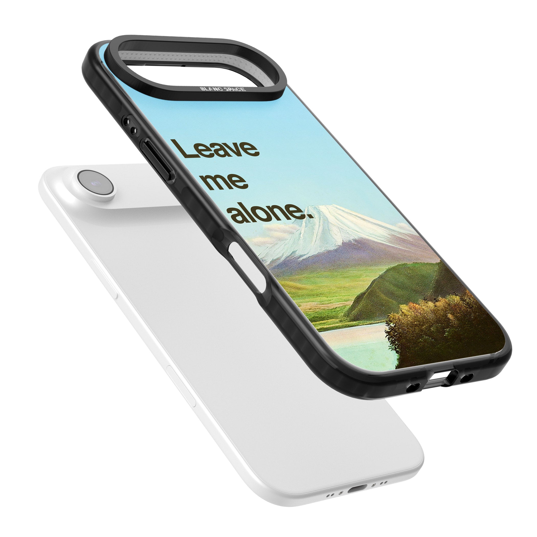 Leave Me Alone iPhone 17 Air Impact Pro Black Phone Case Colours