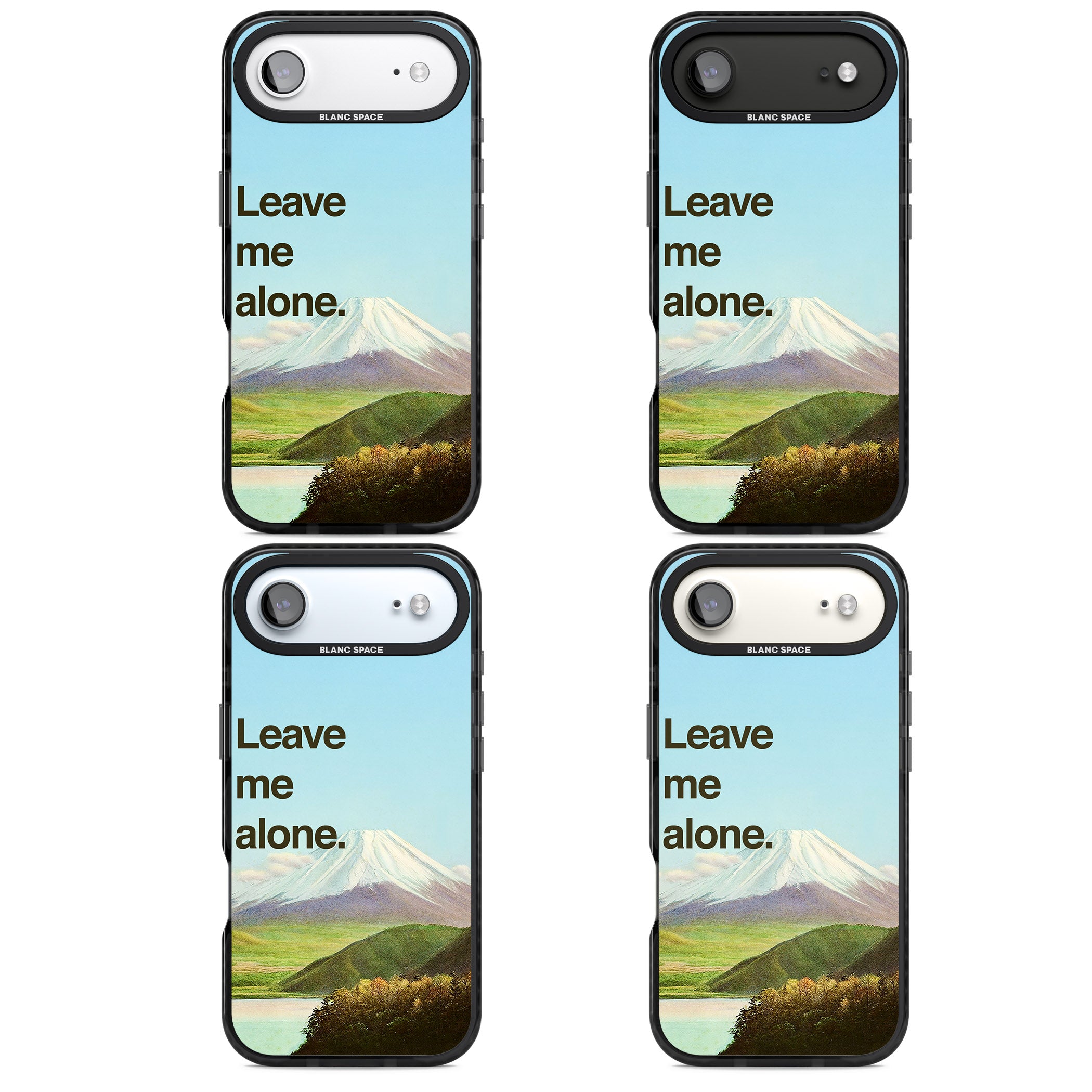 Leave Me Alone iPhone 17 Air Impact Pro Black Phone Case APT Impact Protection