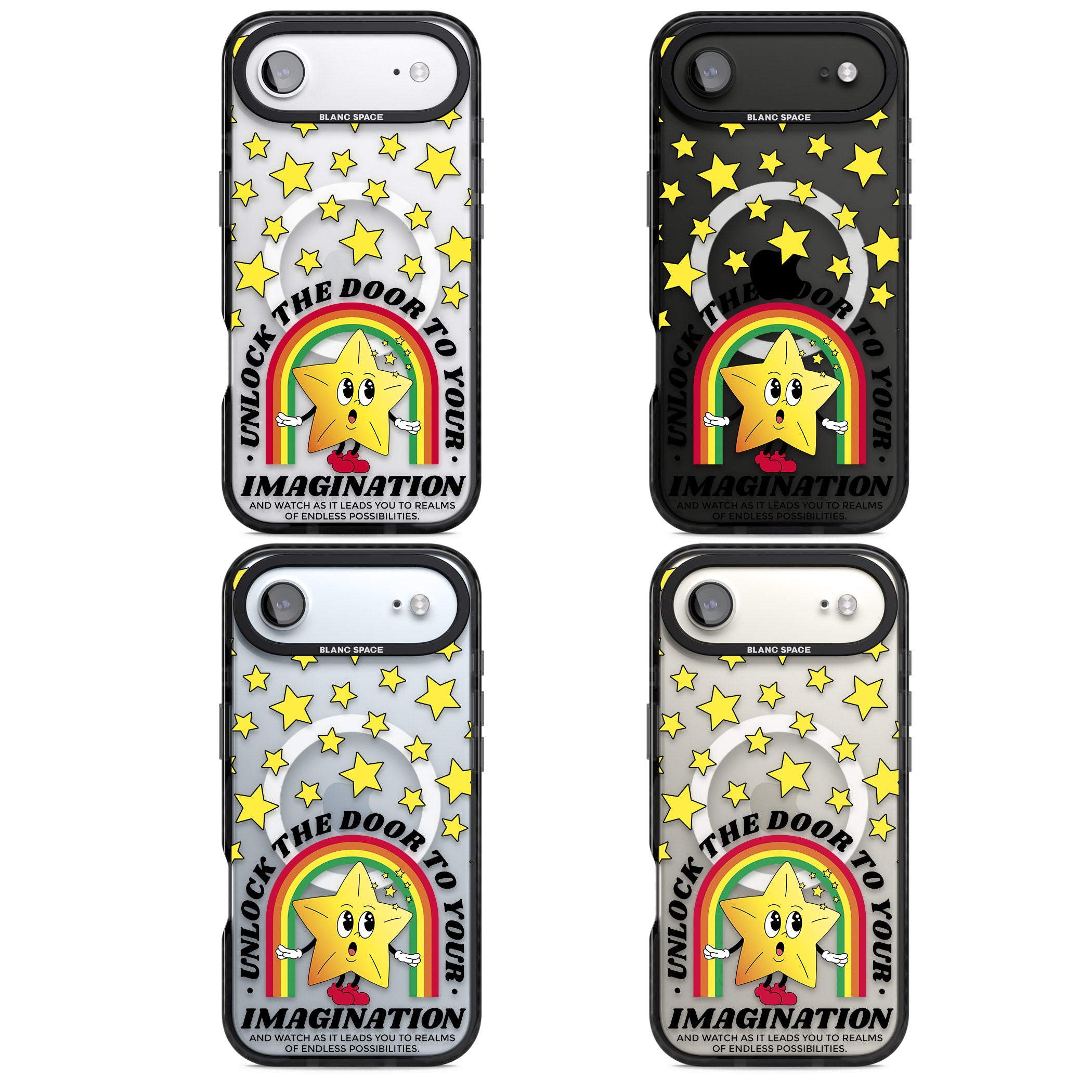 Imagination iPhone 17 Air Impact Pro Black Phone Case APT Impact Protection