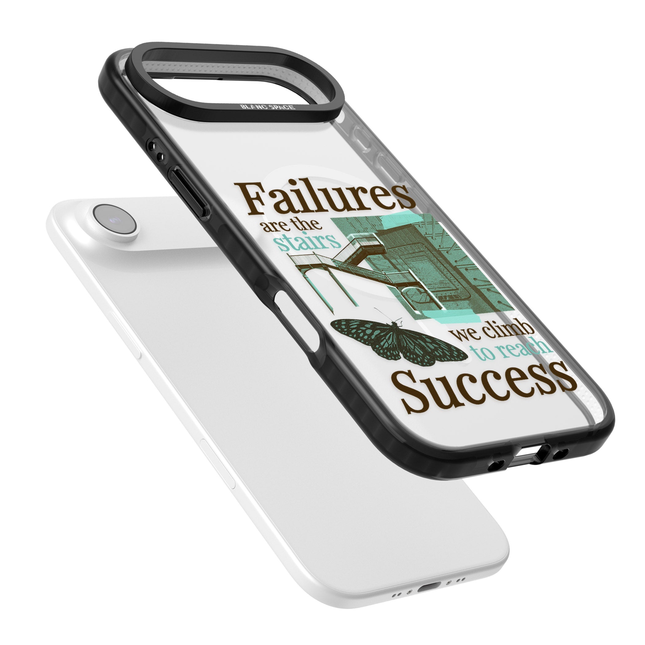 Fail To Succeed iPhone 17 Air Impact Pro Black Phone Case Colours