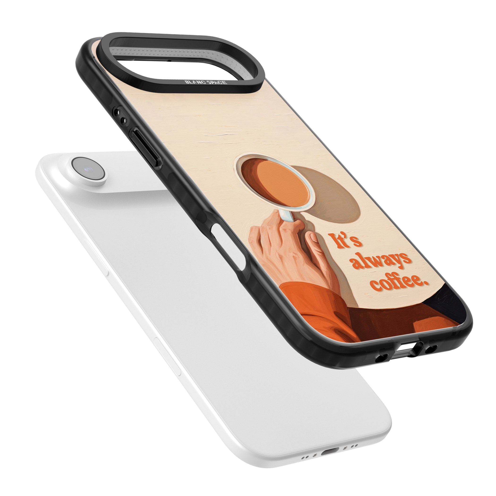 Its Always Coffee iPhone 17 Air Impact Pro Black Phone Case Colours