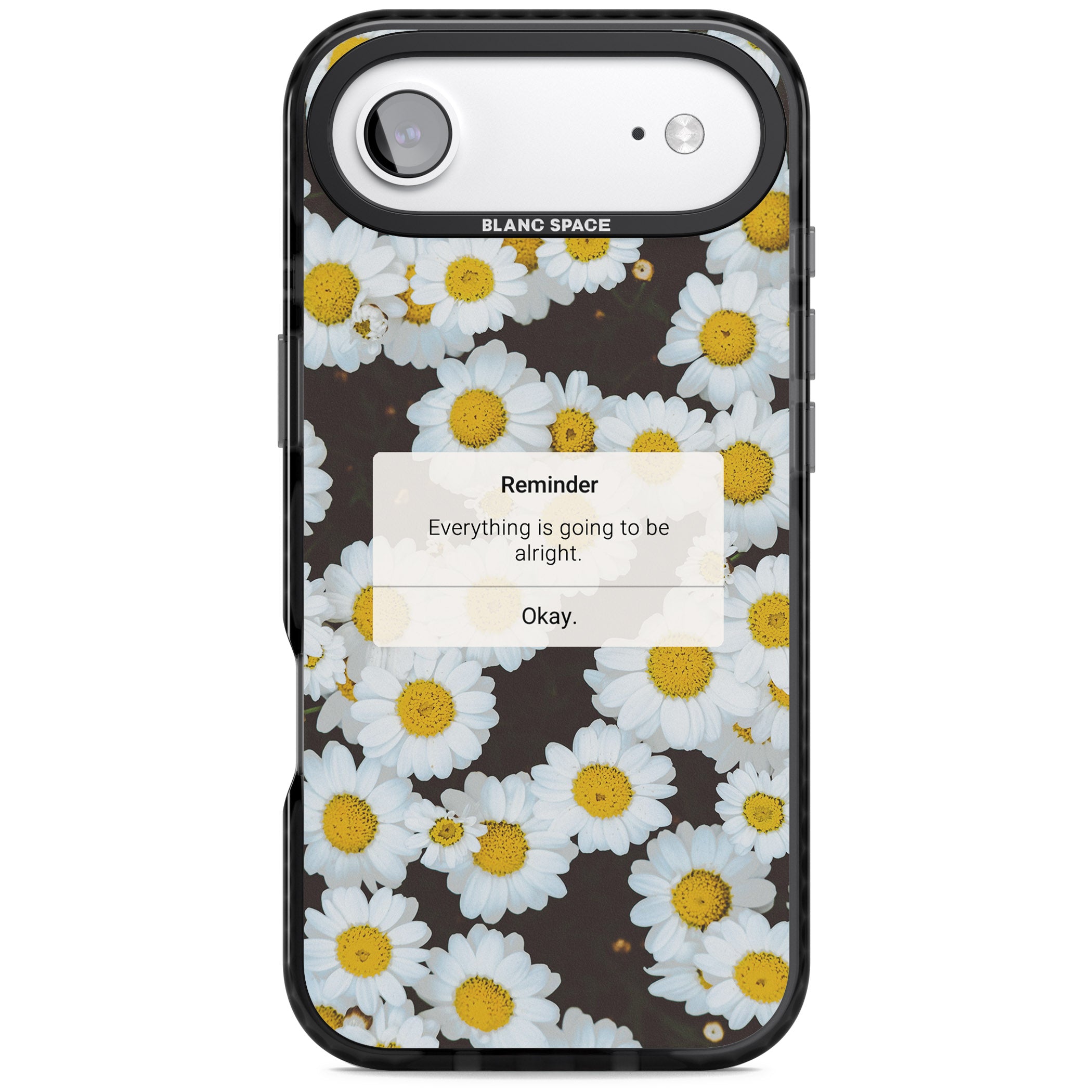 Daisy Reminder iPhone 17 Air Impact Pro Black Phone Case