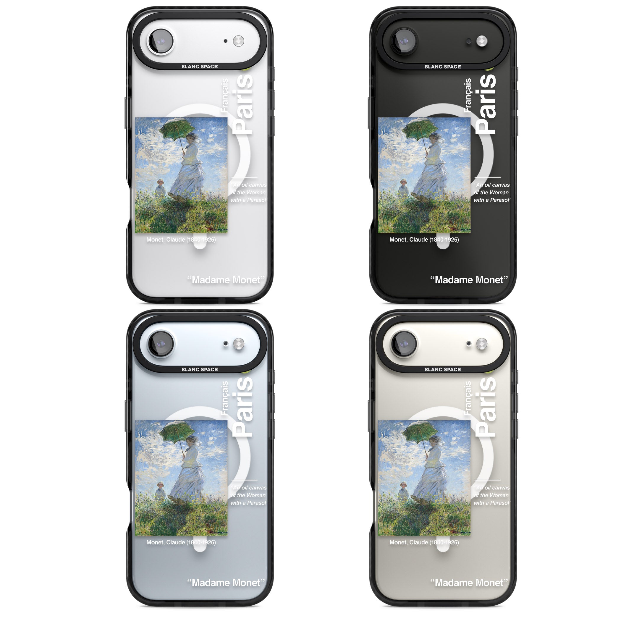 Madame Monet And Her Son iPhone 17 Air Impact Pro Black Phone Case APT Impact Protection