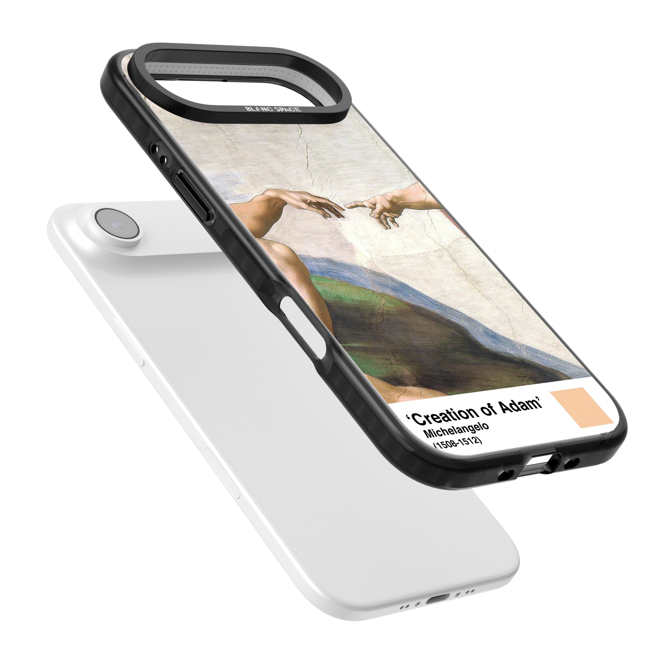 Creation Of Adam iPhone 17 Air Impact Pro Black Phone Case Colours