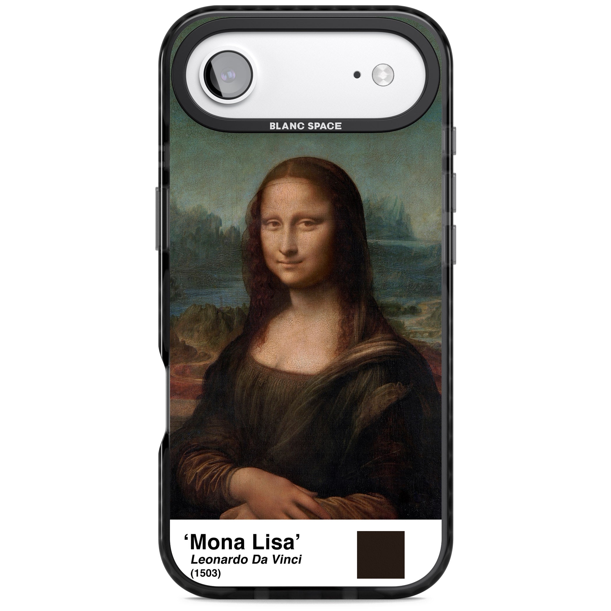 Mona Lisa iPhone 17 Air Impact Pro Black Phone Case
