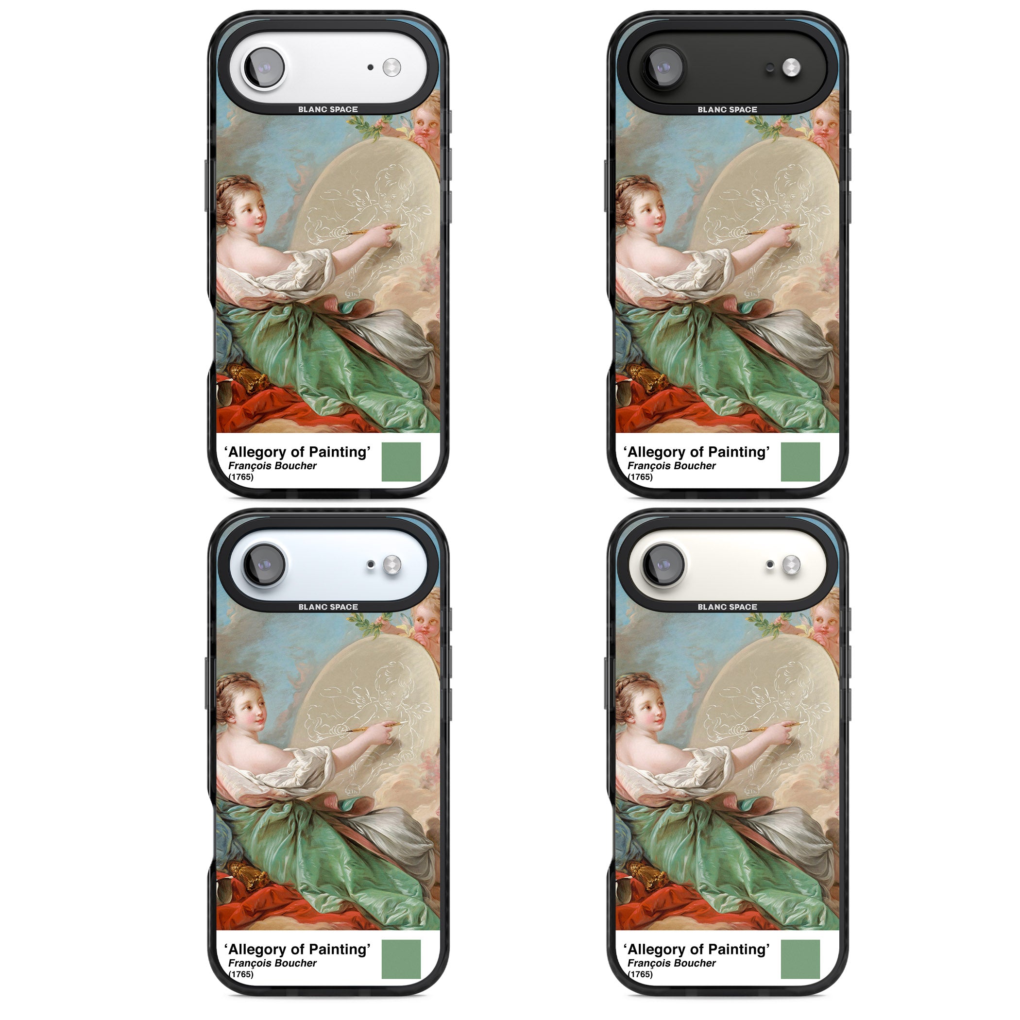 Allegory Of Painting iPhone 17 Air Impact Pro Black Phone Case APT Impact Protection
