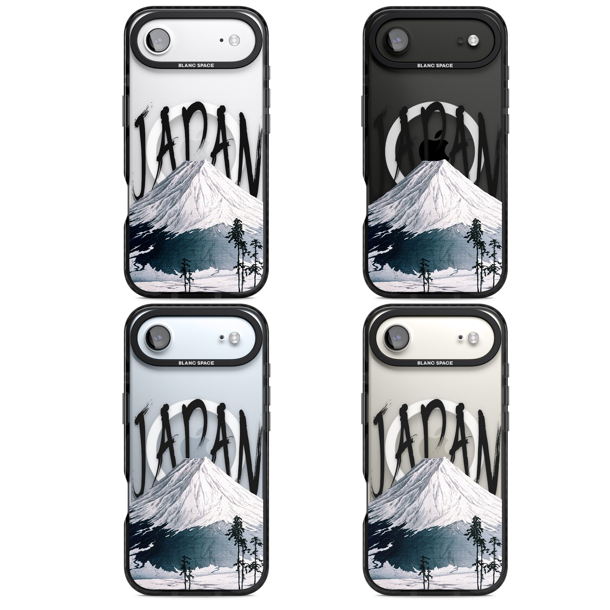 Mount Fuji Cutout iPhone 17 Air Impact Pro Black Phone Case APT Impact Protection