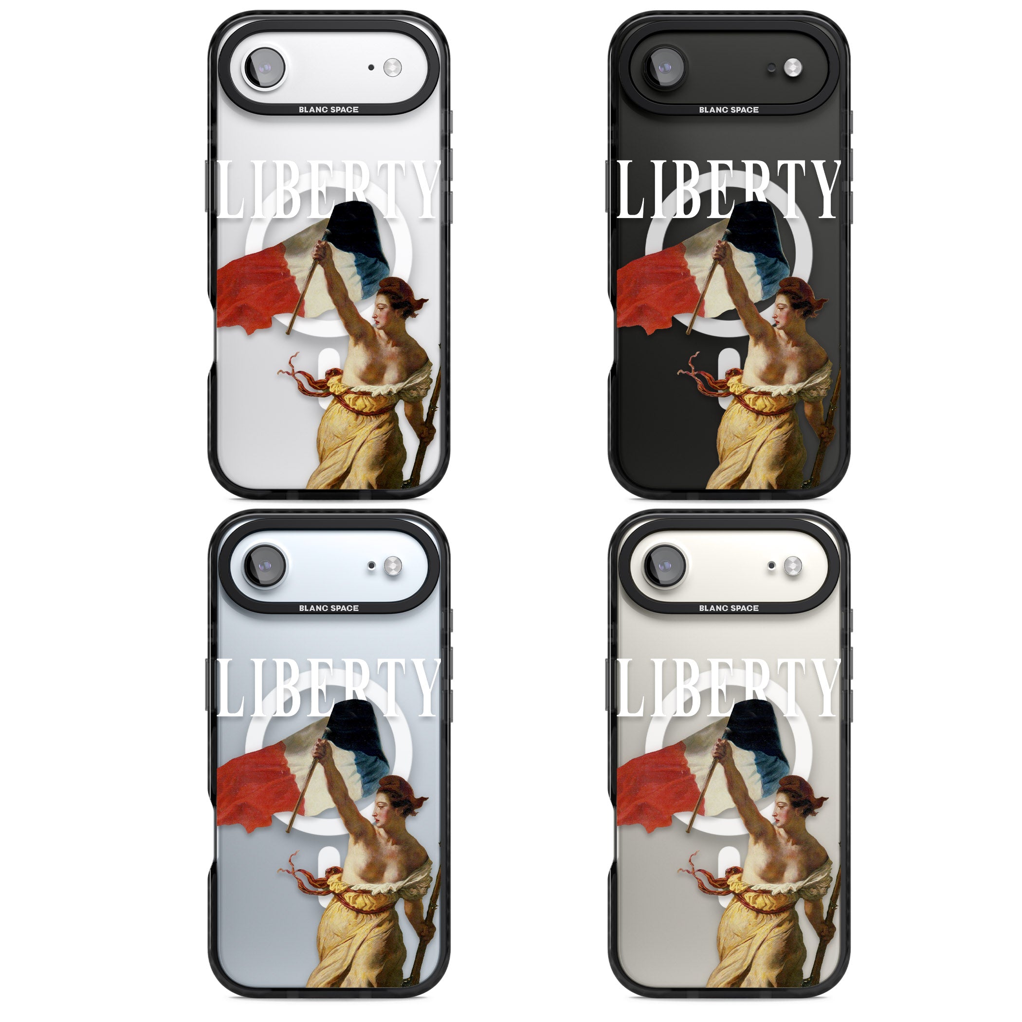 Liberty iPhone 17 Air Impact Pro Black Phone Case APT Impact Protection