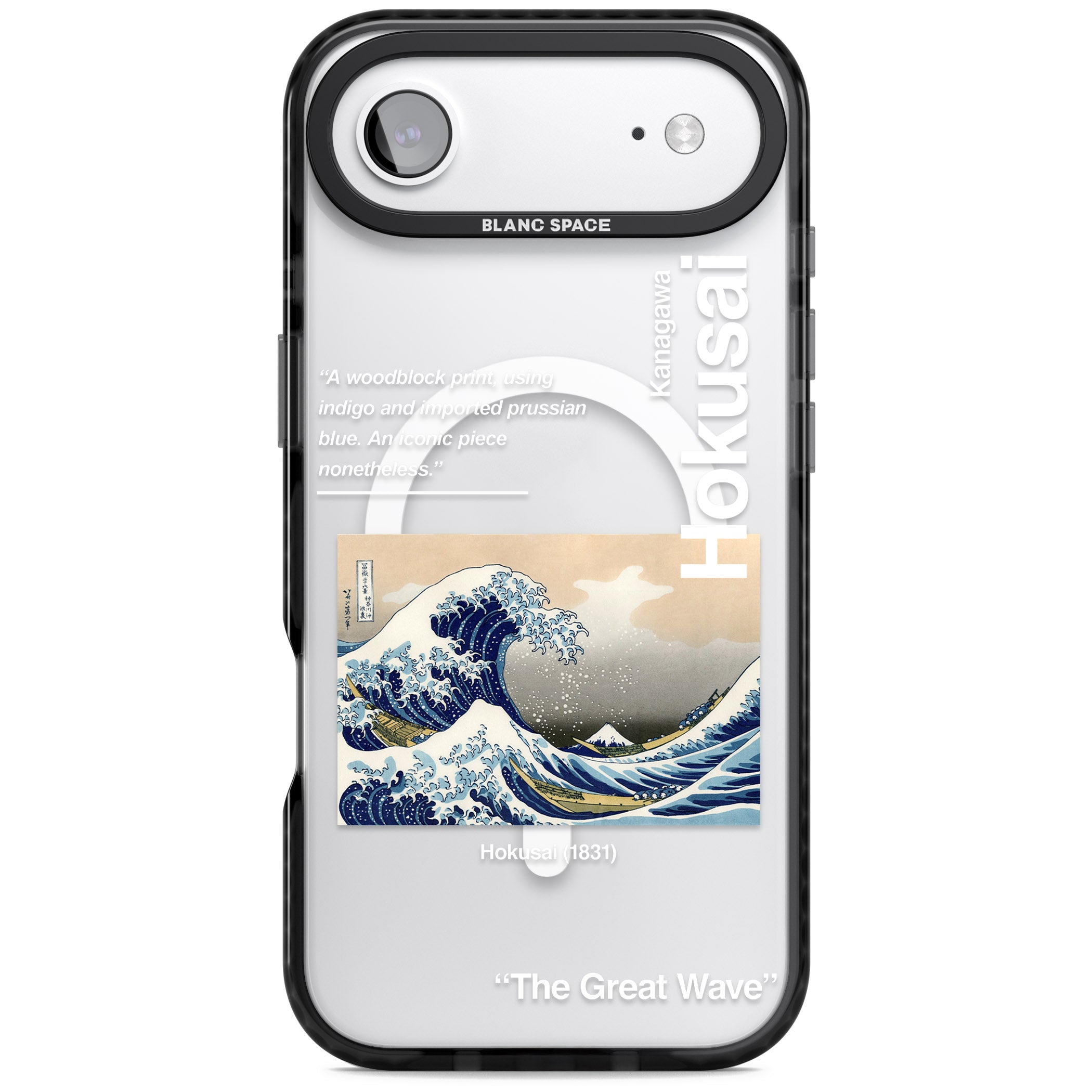 The Great Wave iPhone 17 Air Impact Pro Black Phone Case