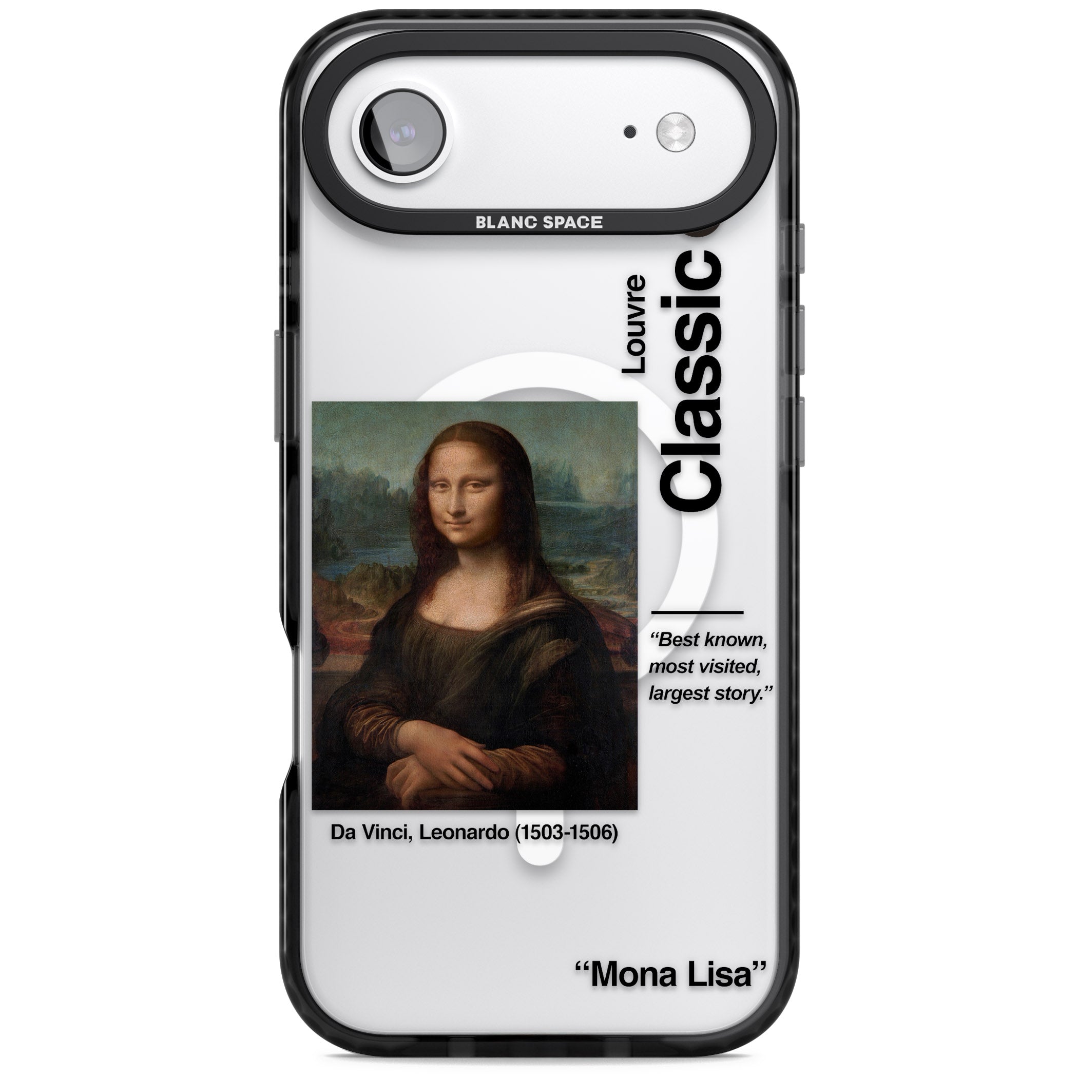 Mona Lisa Leonardo Da Vinci iPhone 17 Air Impact Pro Black Phone Case