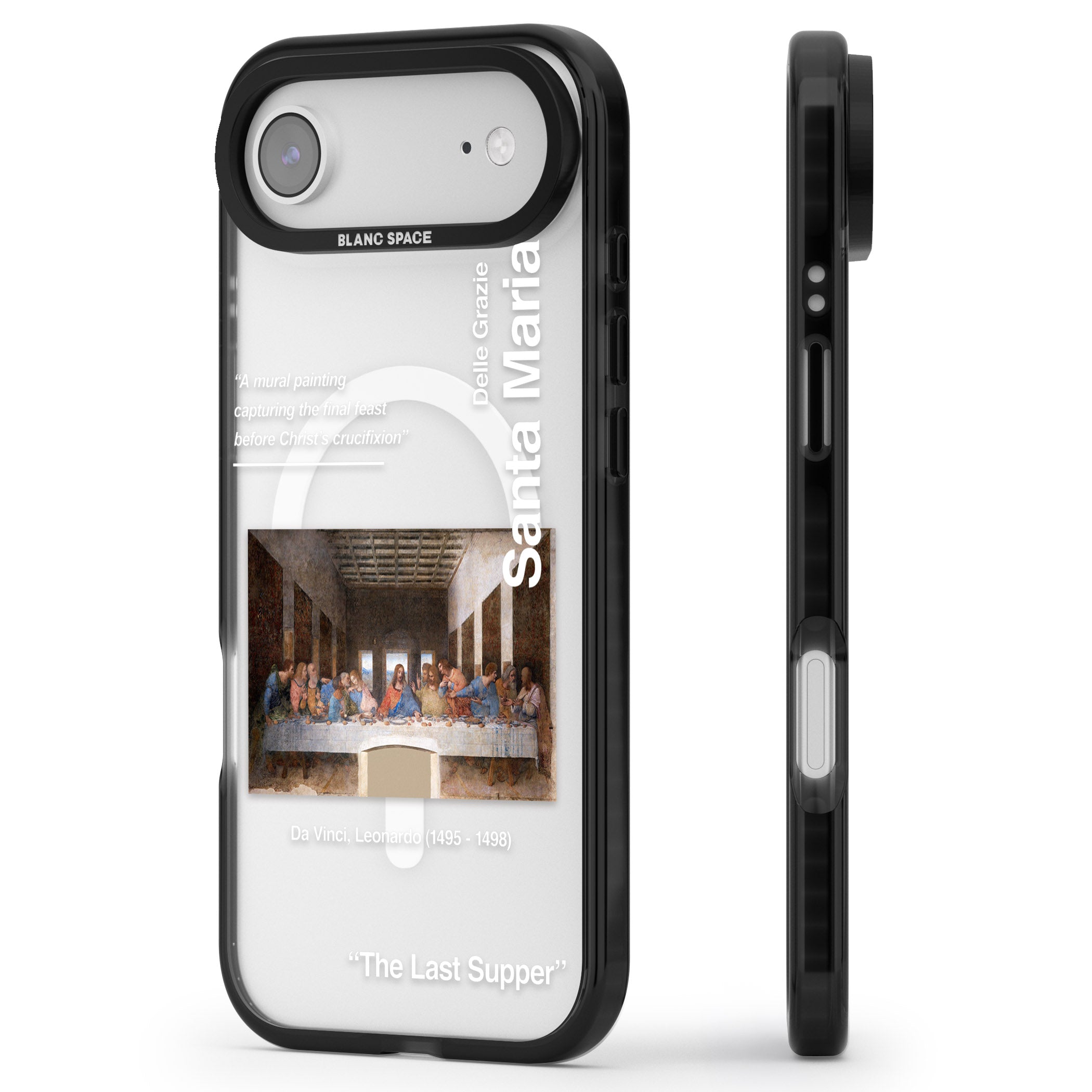 The Last Supper iPhone 17 Air Impact Pro Black Phone Case Side Profile
