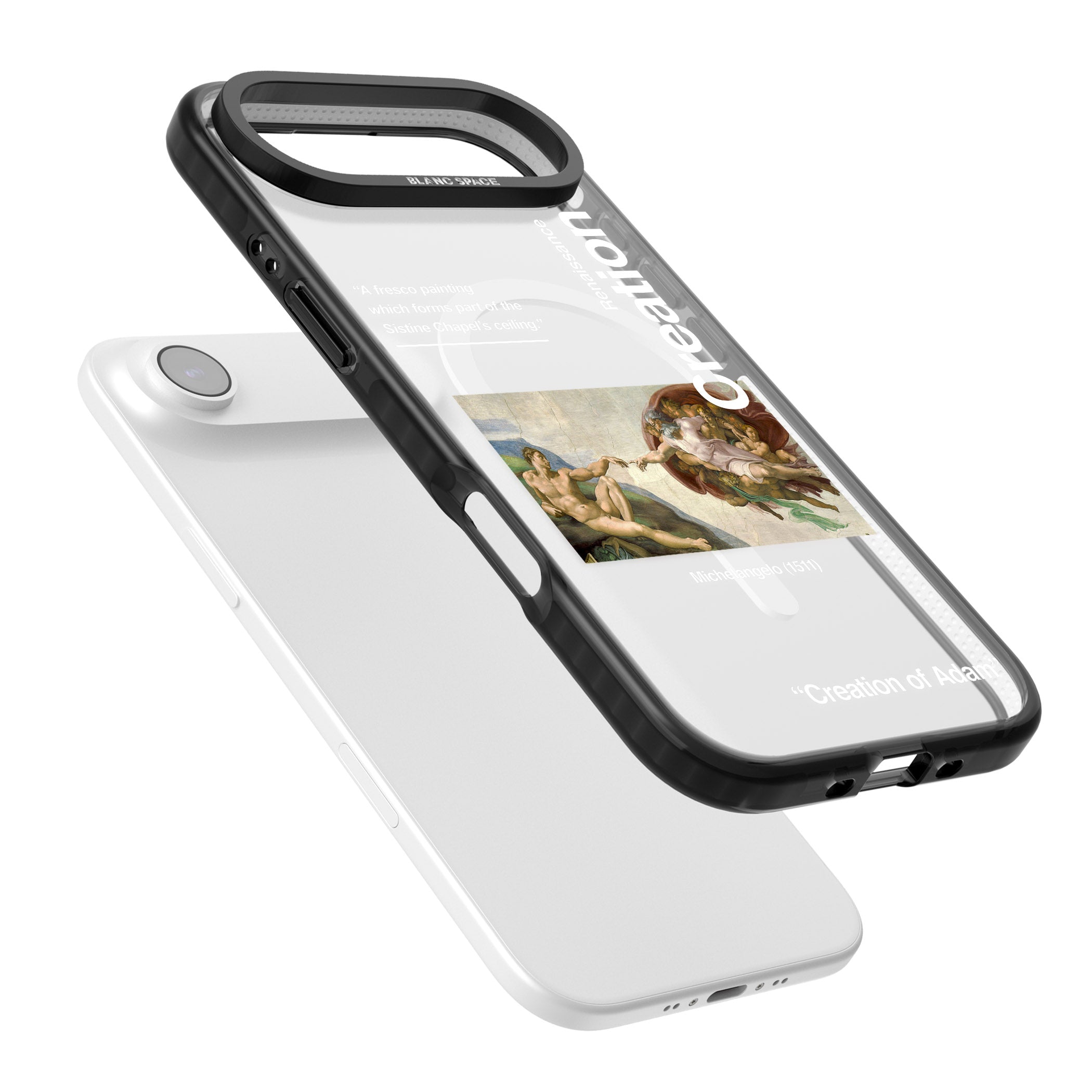 Creation Of Adam Michelangelo iPhone 17 Air Impact Pro Black Phone Case Colours