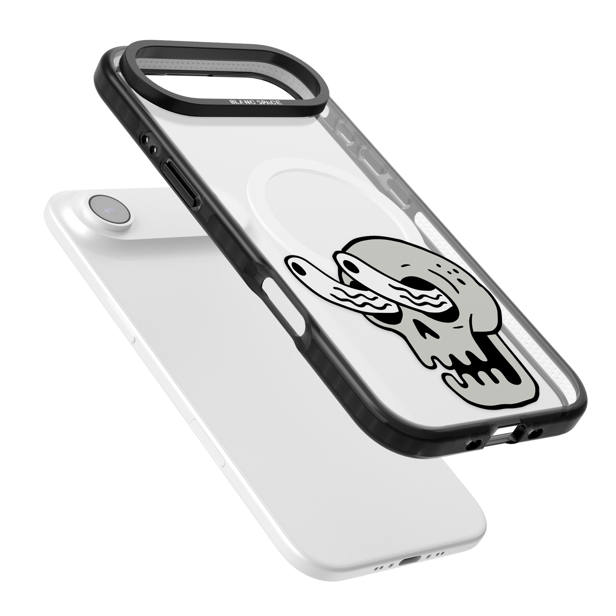 Skull Eyes iPhone 17 Air Impact Pro Black Phone Case Colours