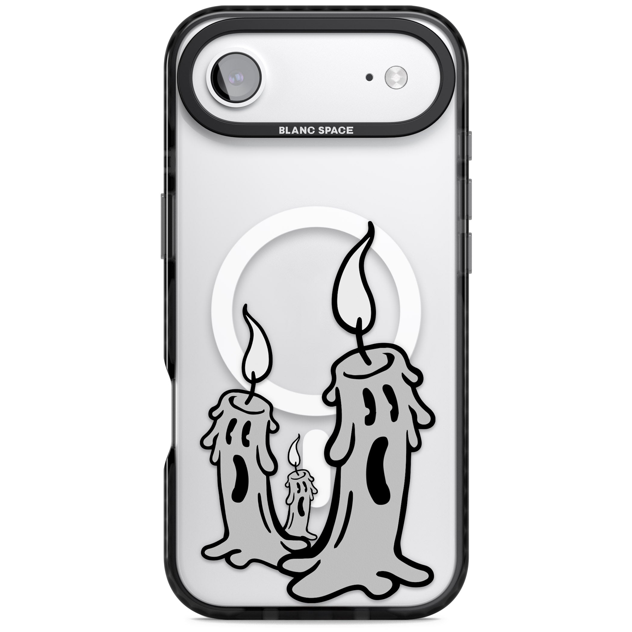 Candle Lit iPhone 17 Air Impact Pro Black Phone Case