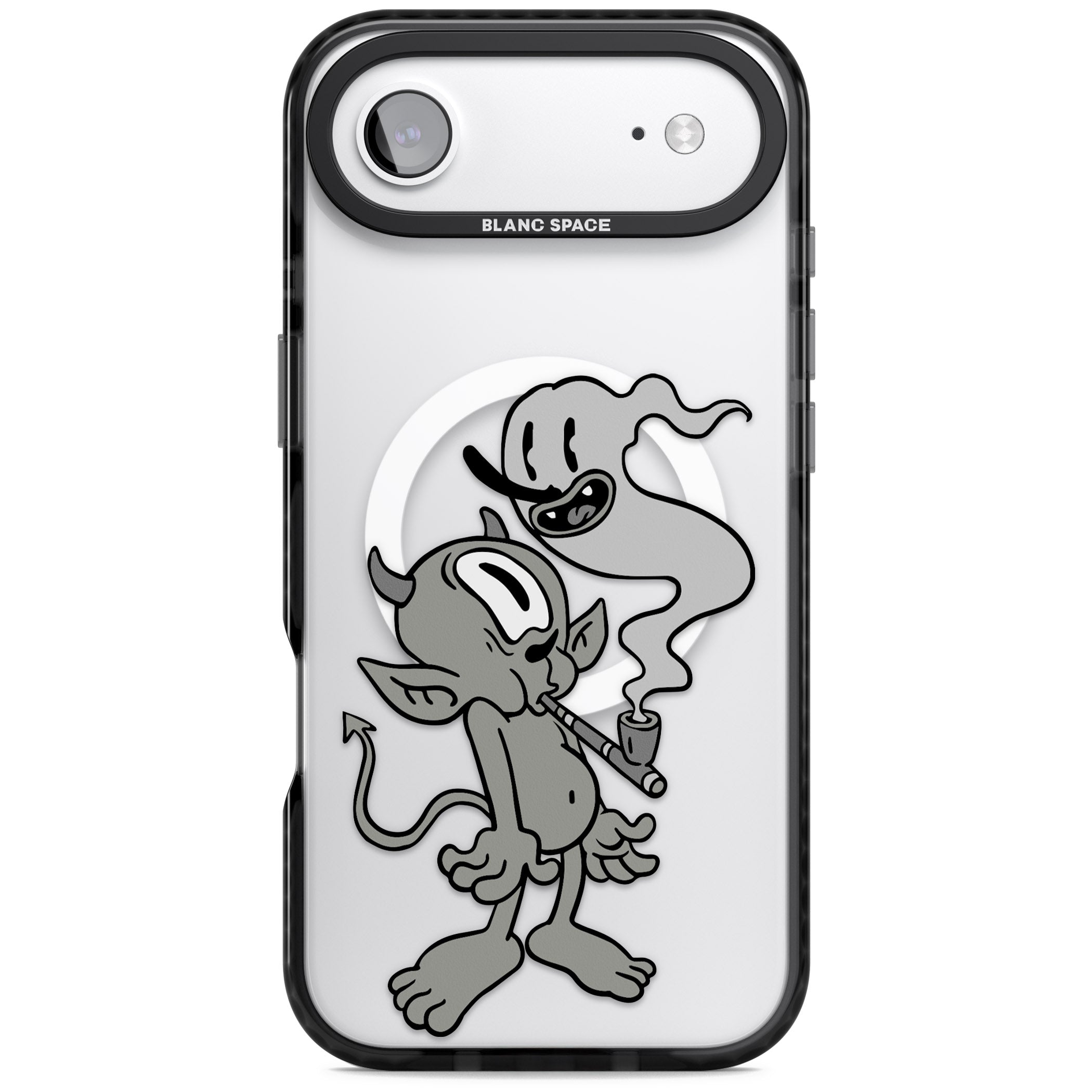 Pipe Goblin iPhone 17 Air Impact Pro Black Phone Case