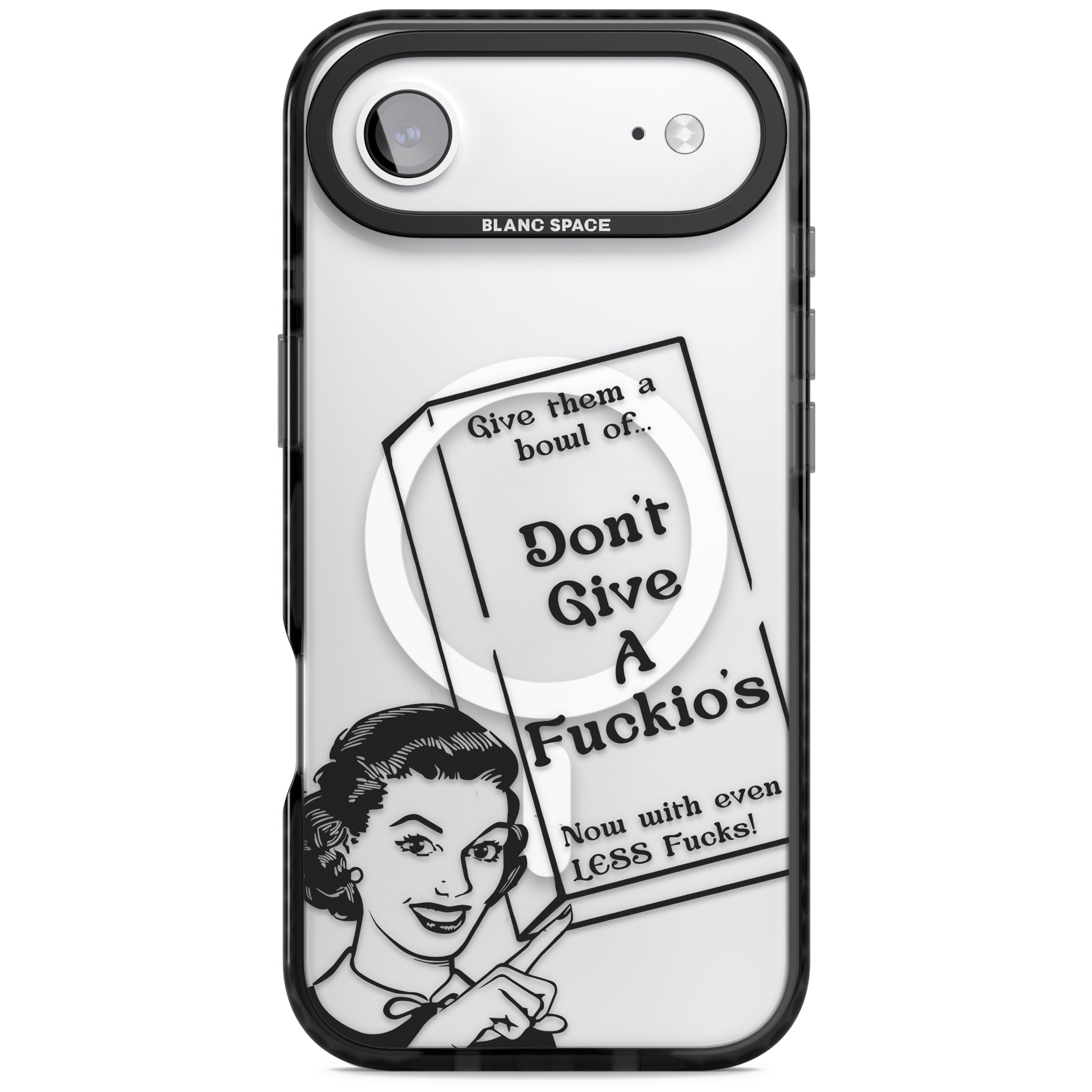 Dont Give A F Ckios Cereal iPhone 17 Air Impact Pro Black Phone Case