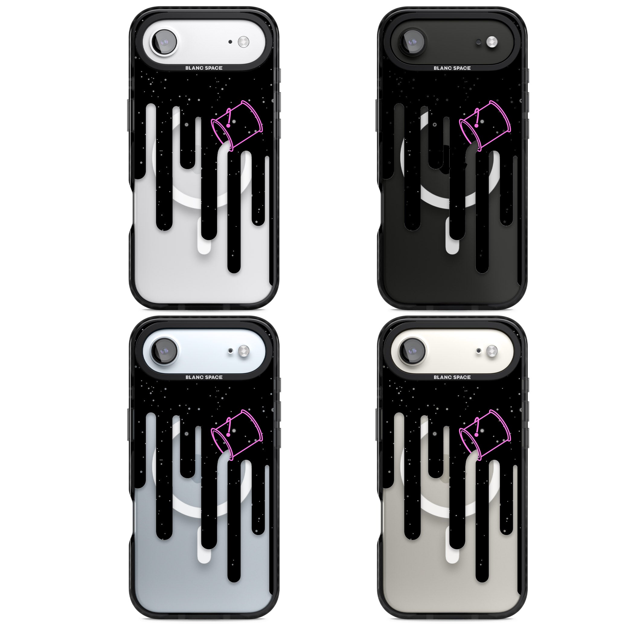 Cosmic Drip iPhone 17 Air Impact Pro Black Phone Case APT Impact Protection