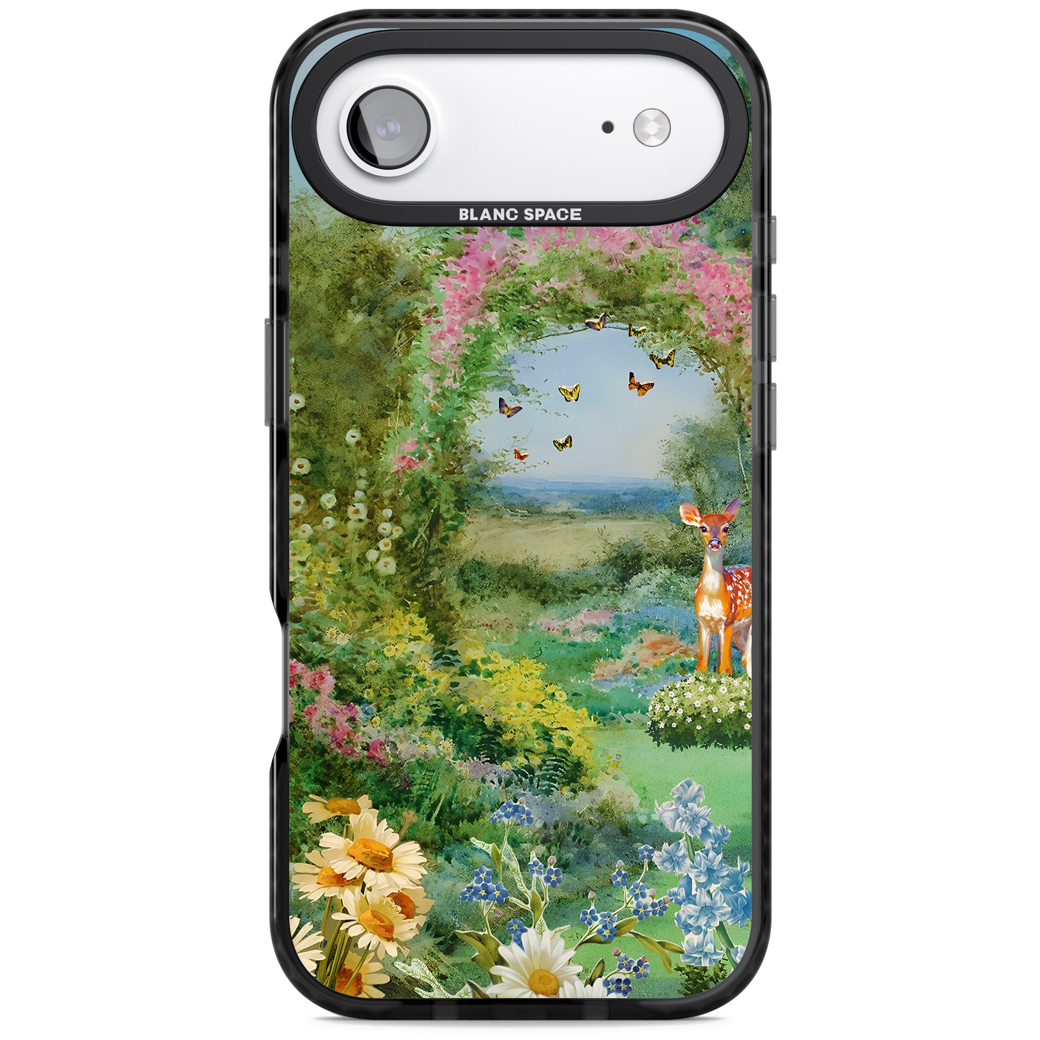Flourishing Meadow iPhone 17 Air Impact Pro Black Phone Case