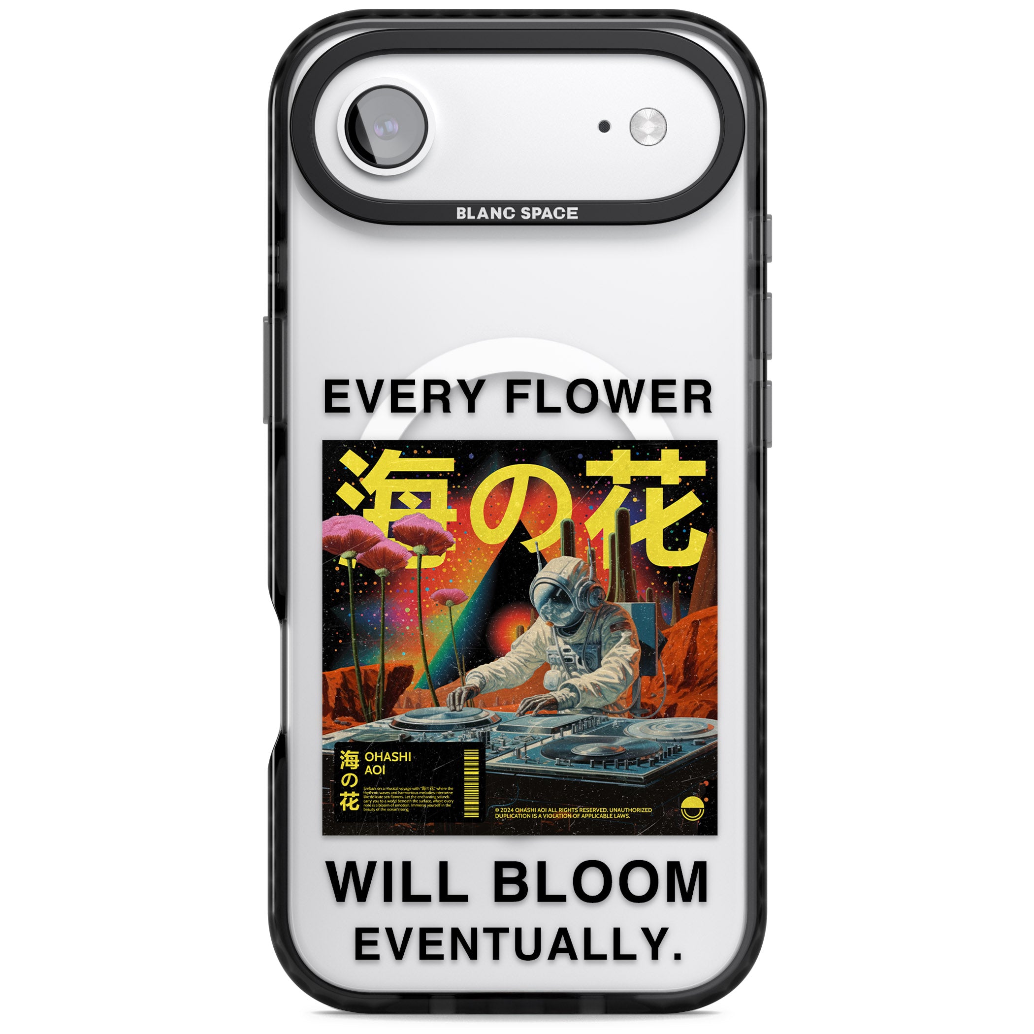 Every Flower Will Bloom Eventually iPhone 17 Air Impact Pro Black Phone Case