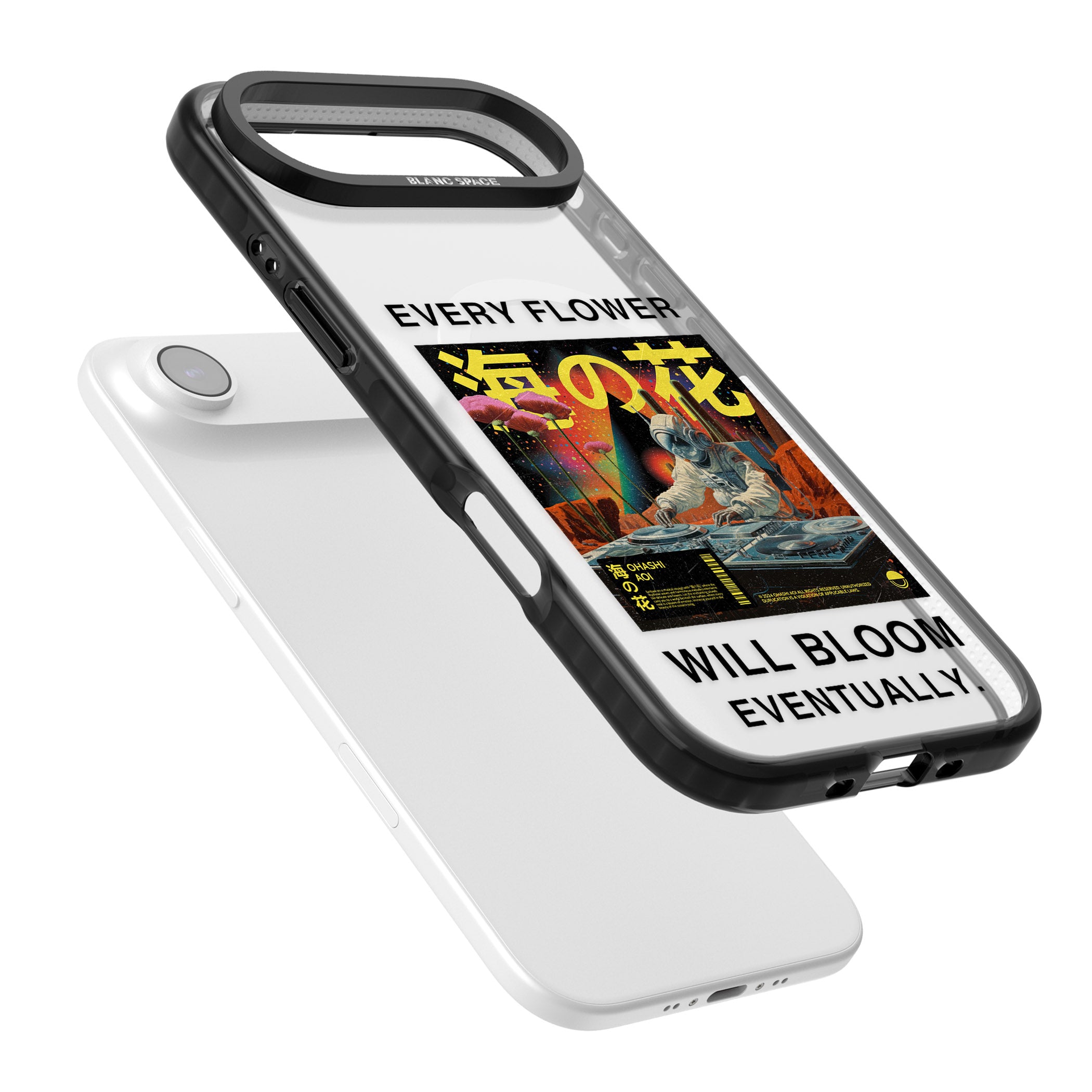 Every Flower Will Bloom Eventually iPhone 17 Air Impact Pro Black Phone Case Colours