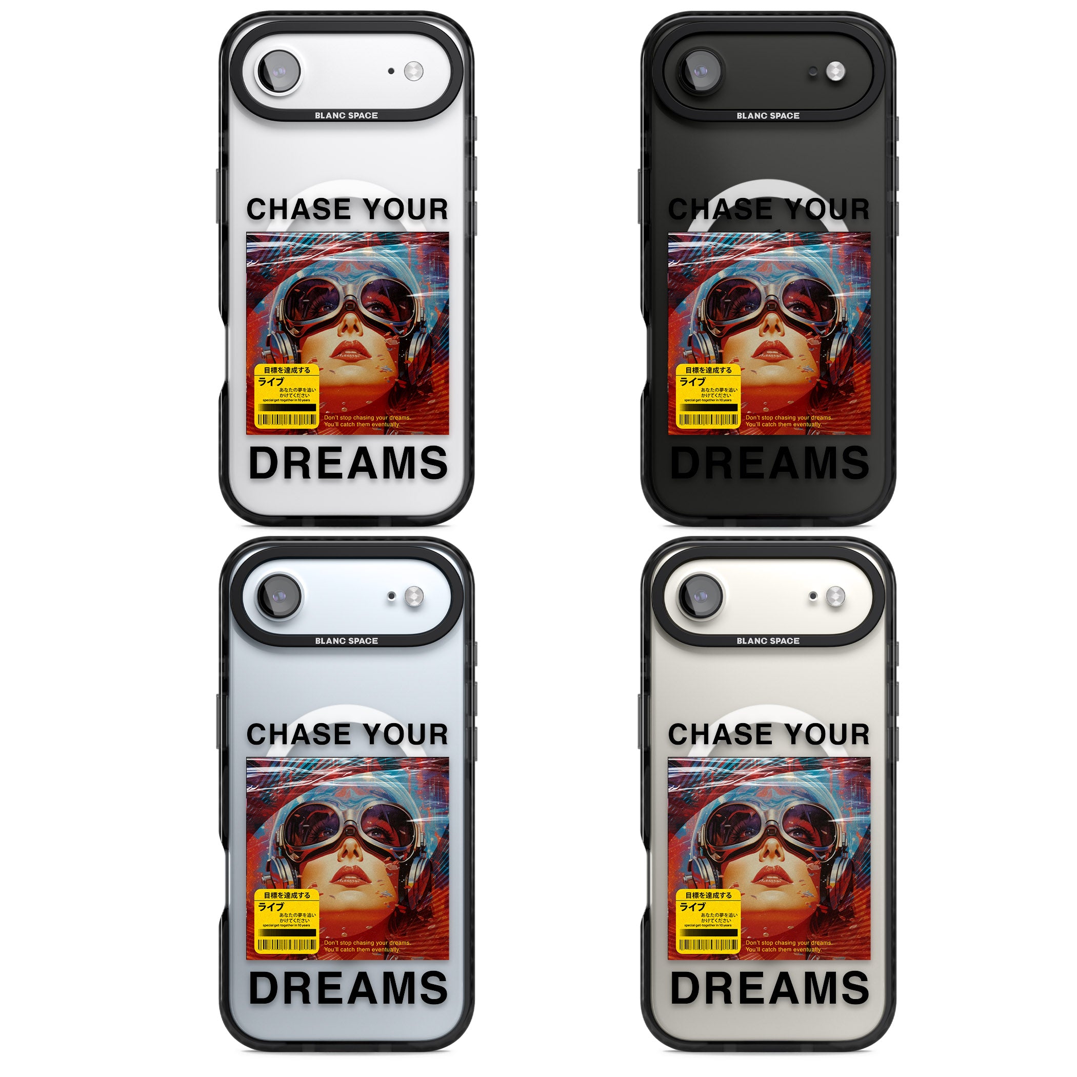 Chase Your Dreams iPhone 17 Air Impact Pro Black Phone Case APT Impact Protection