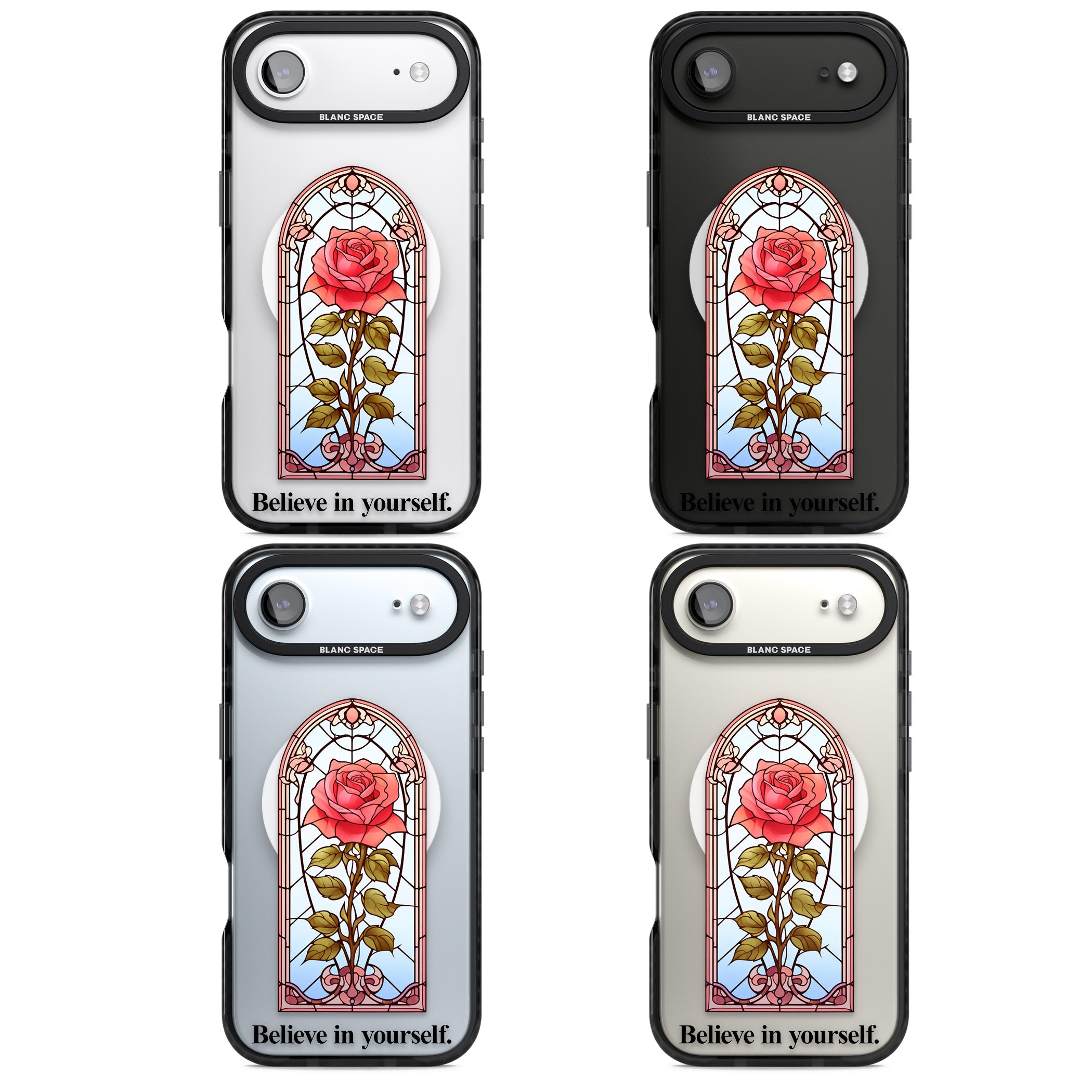 Believe In Yourself iPhone 17 Air Impact Pro Black Phone Case APT Impact Protection