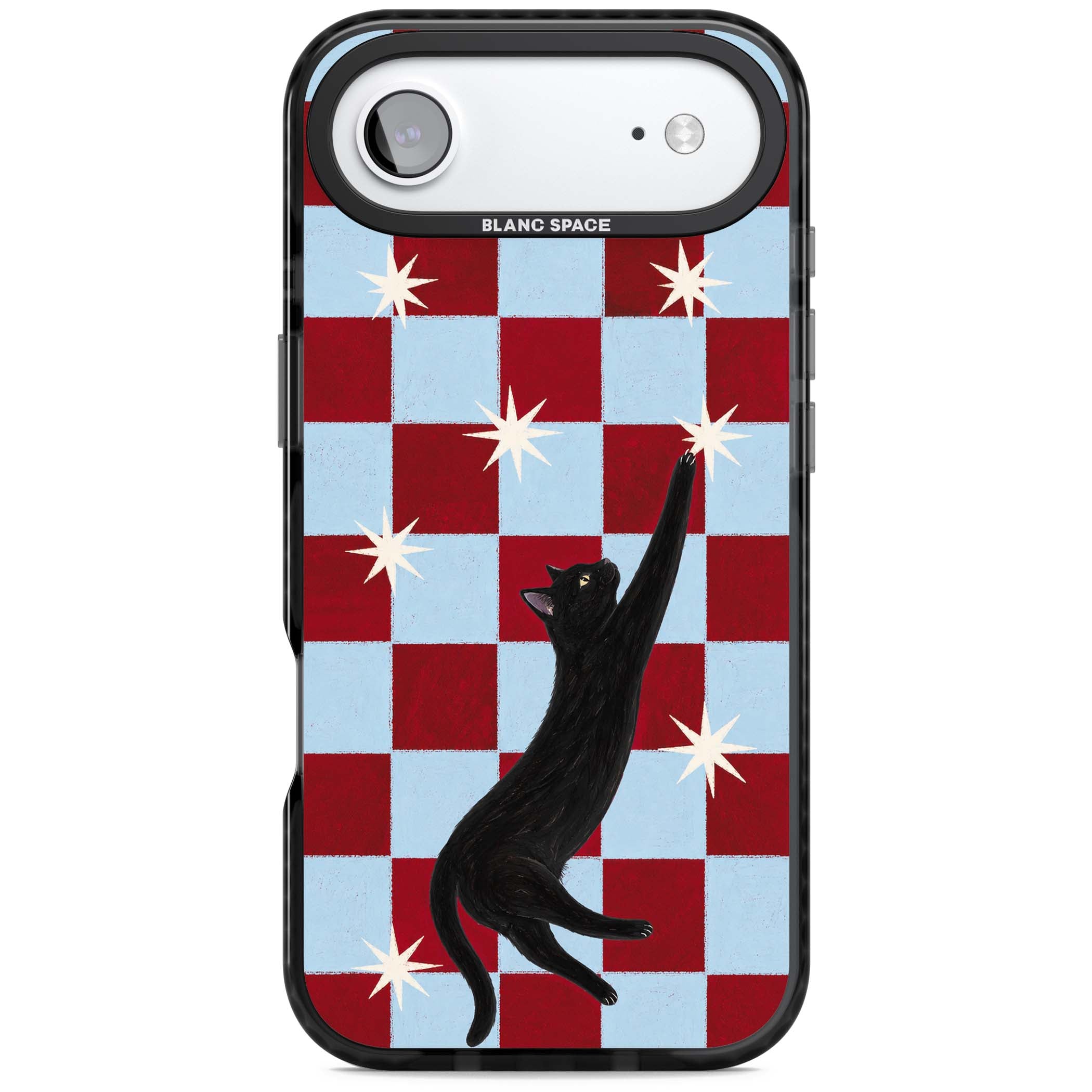 Starlit Kitty animals iPhone case | Black Impact Magsafe case for iPhone Air
