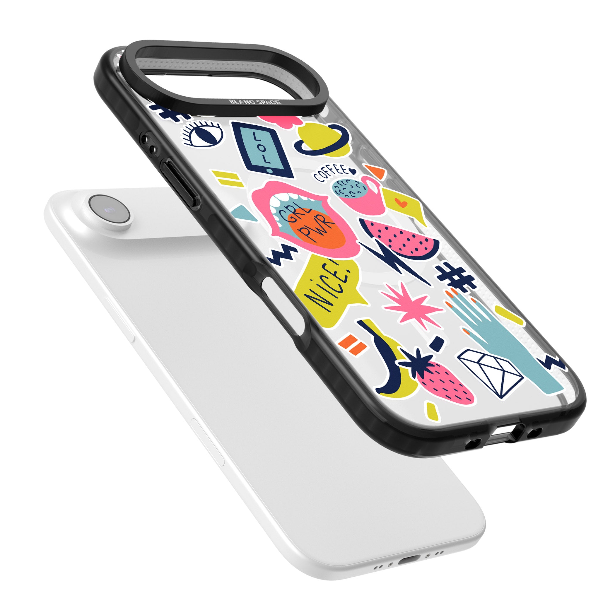 Grl Pwr iPhone 17 Air Impact Pro Black Phone Case Colours