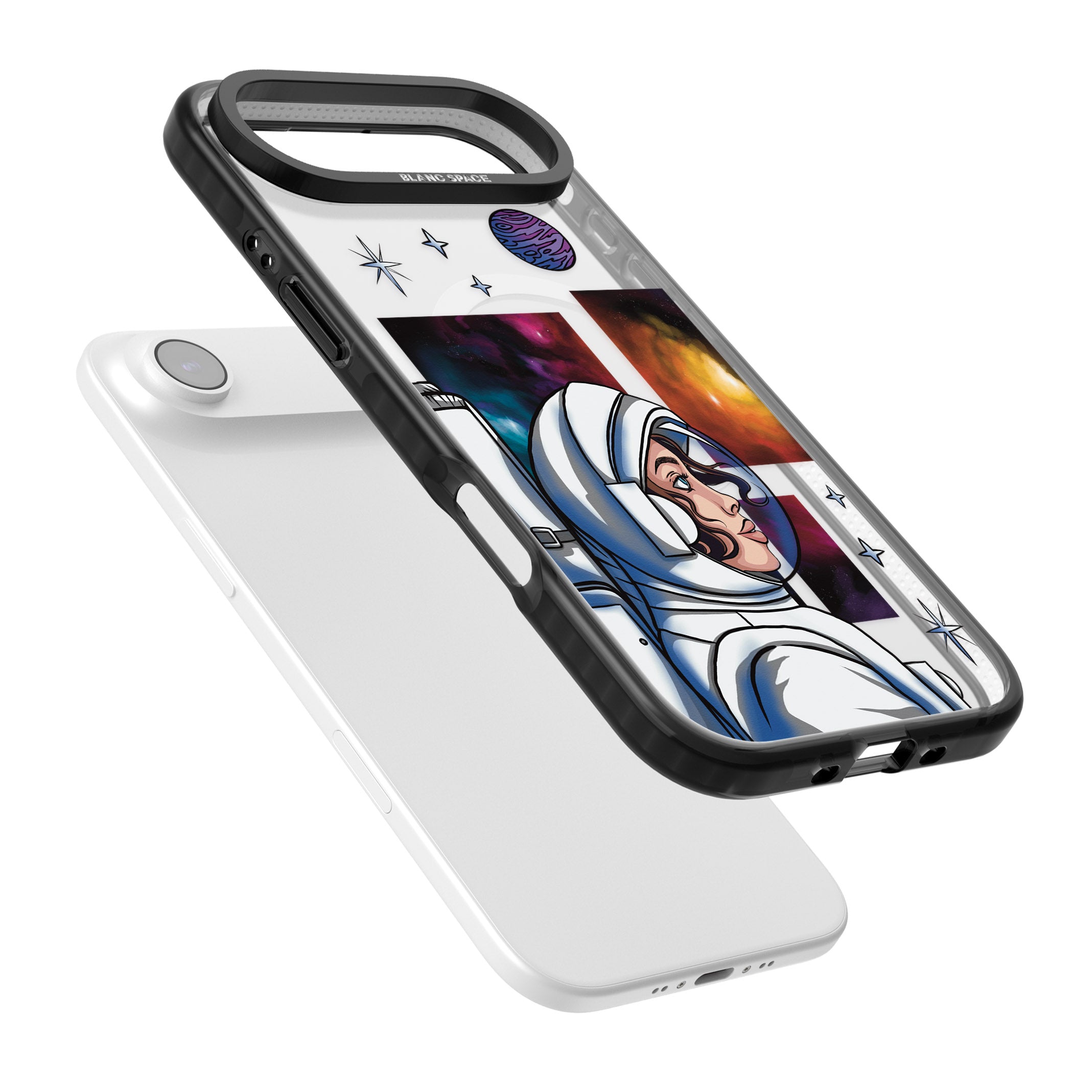 Cosmic Ambition iPhone 17 Air Impact Pro Black Phone Case Colours