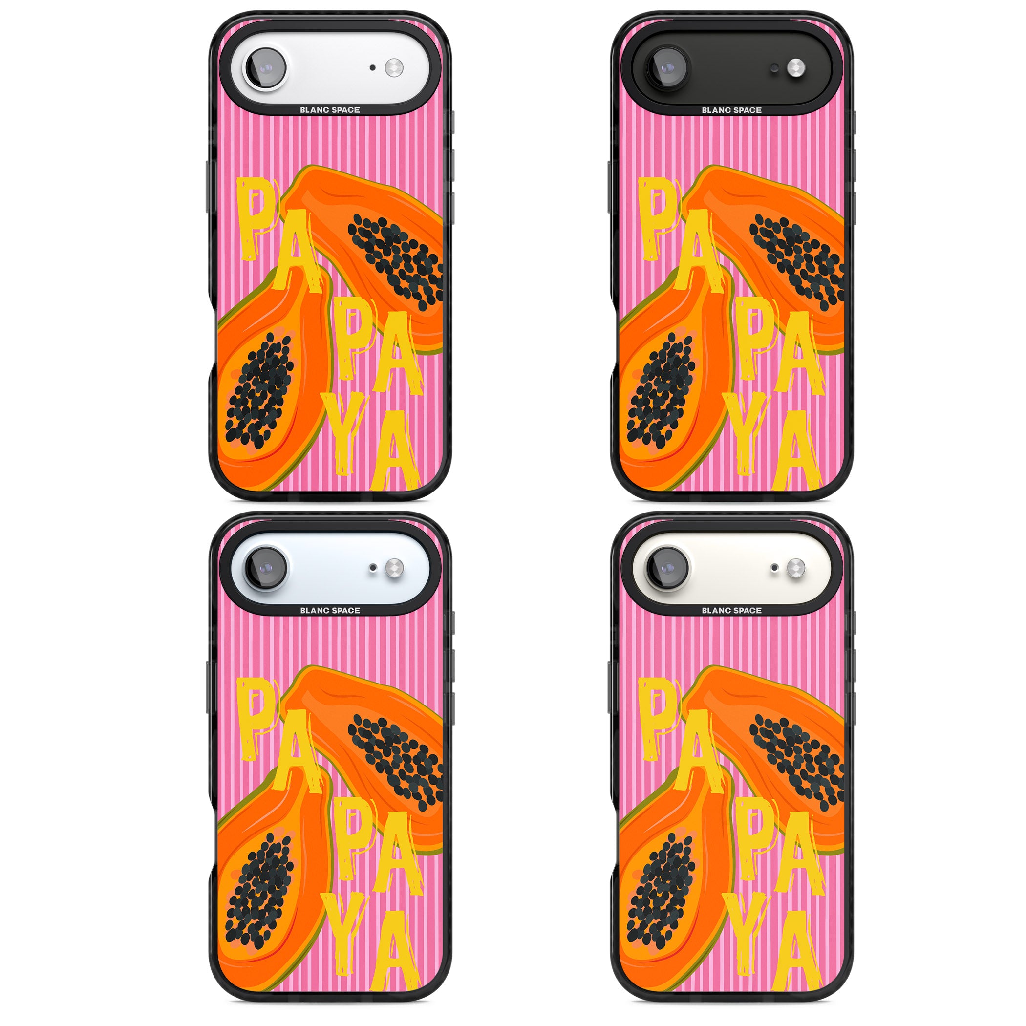 Papaya iPhone 17 Air Impact Pro Black Phone Case APT Impact Protection