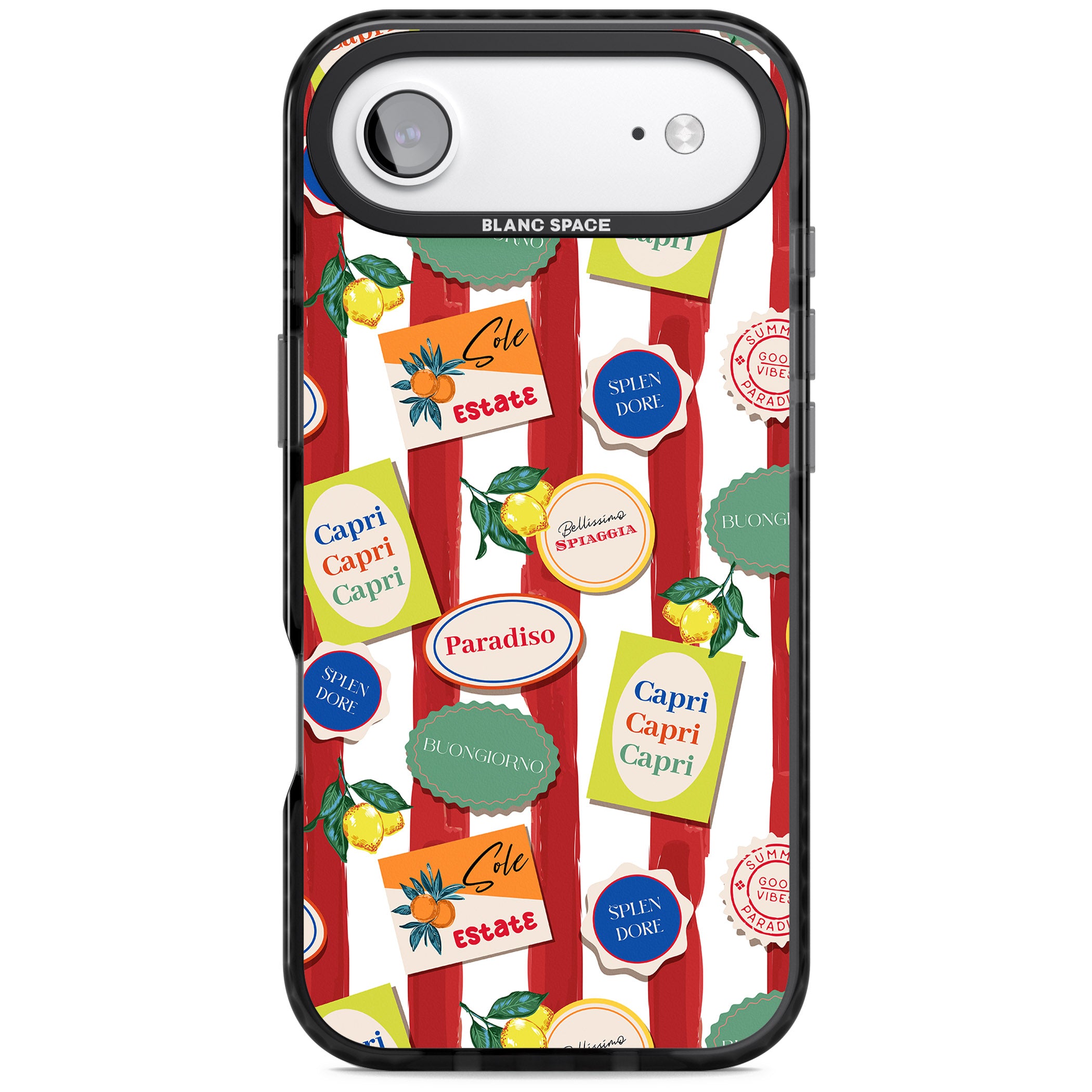 Capri iPhone 17 Air Impact Pro Black Phone Case