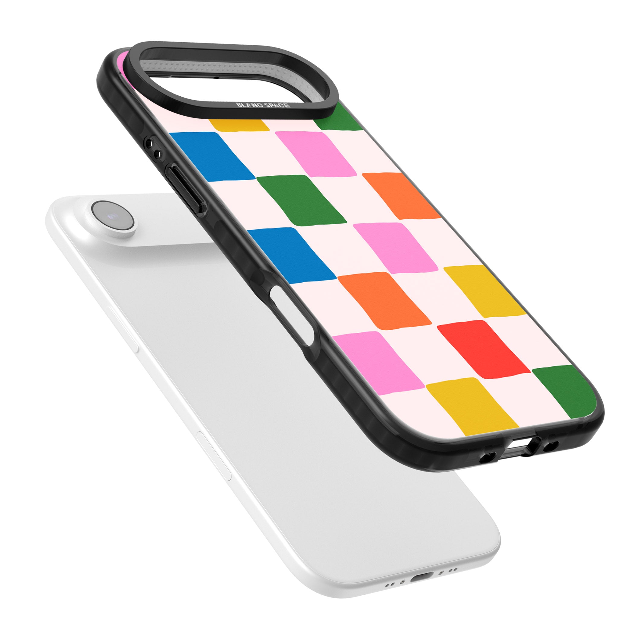 Colour Checked iPhone 17 Air Impact Pro Black Phone Case Colours