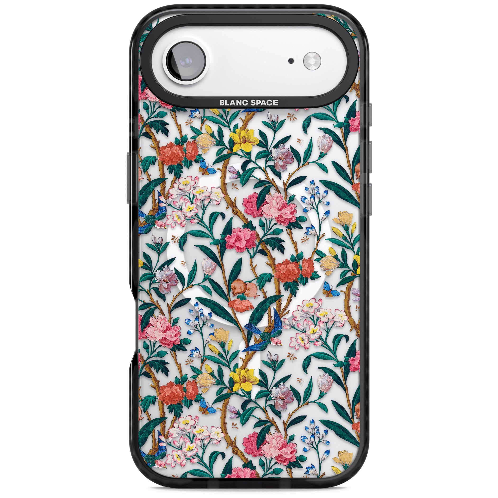 Vines & Flowers iPhone 17 Air Impact Pro Black Phone Case