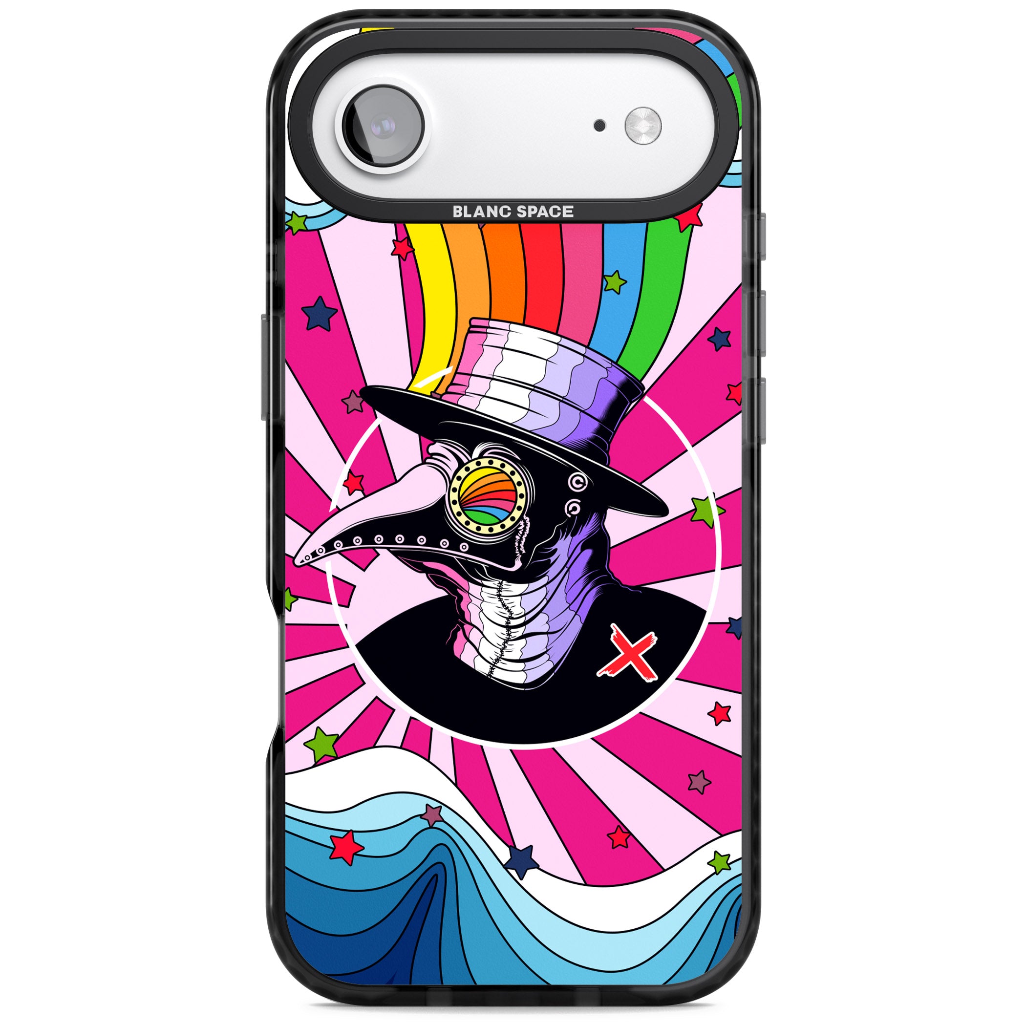 Plague Doctor Passion iPhone 17 Air Impact Pro Black Phone Case