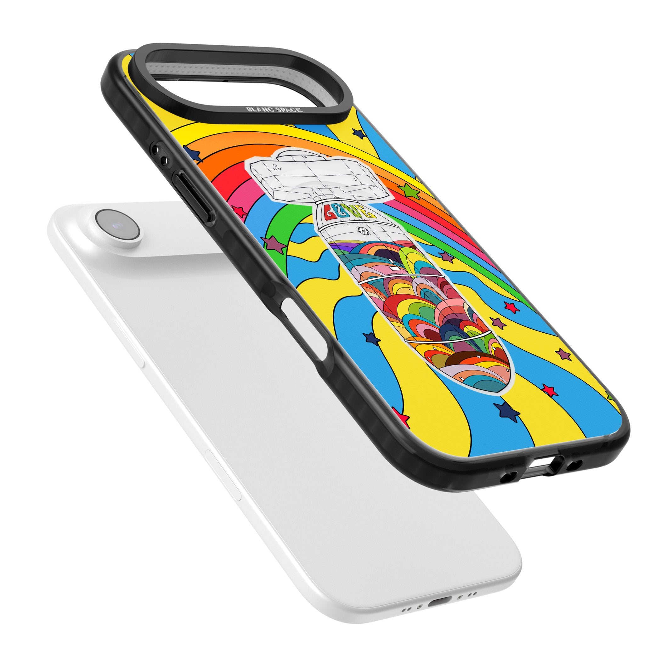 Love Bomb iPhone 17 Air Impact Pro Black Phone Case Colours