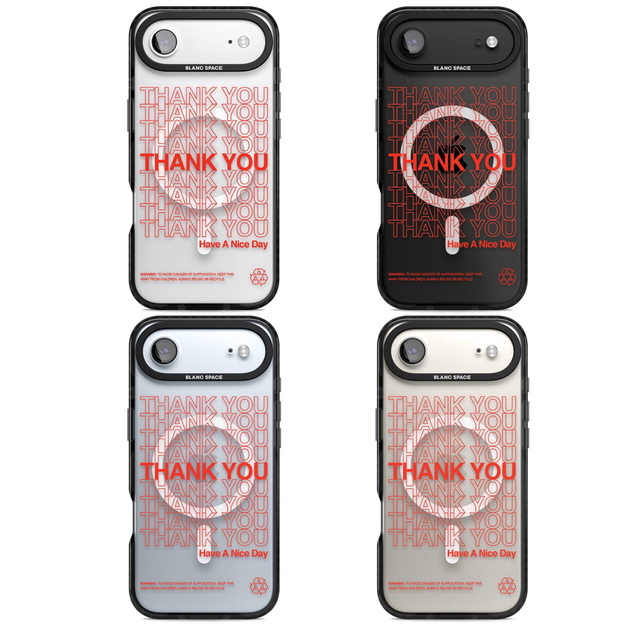 Thank You Have A Nice Day iPhone 17 Air Impact Pro Black Phone Case APT Impact Protection
