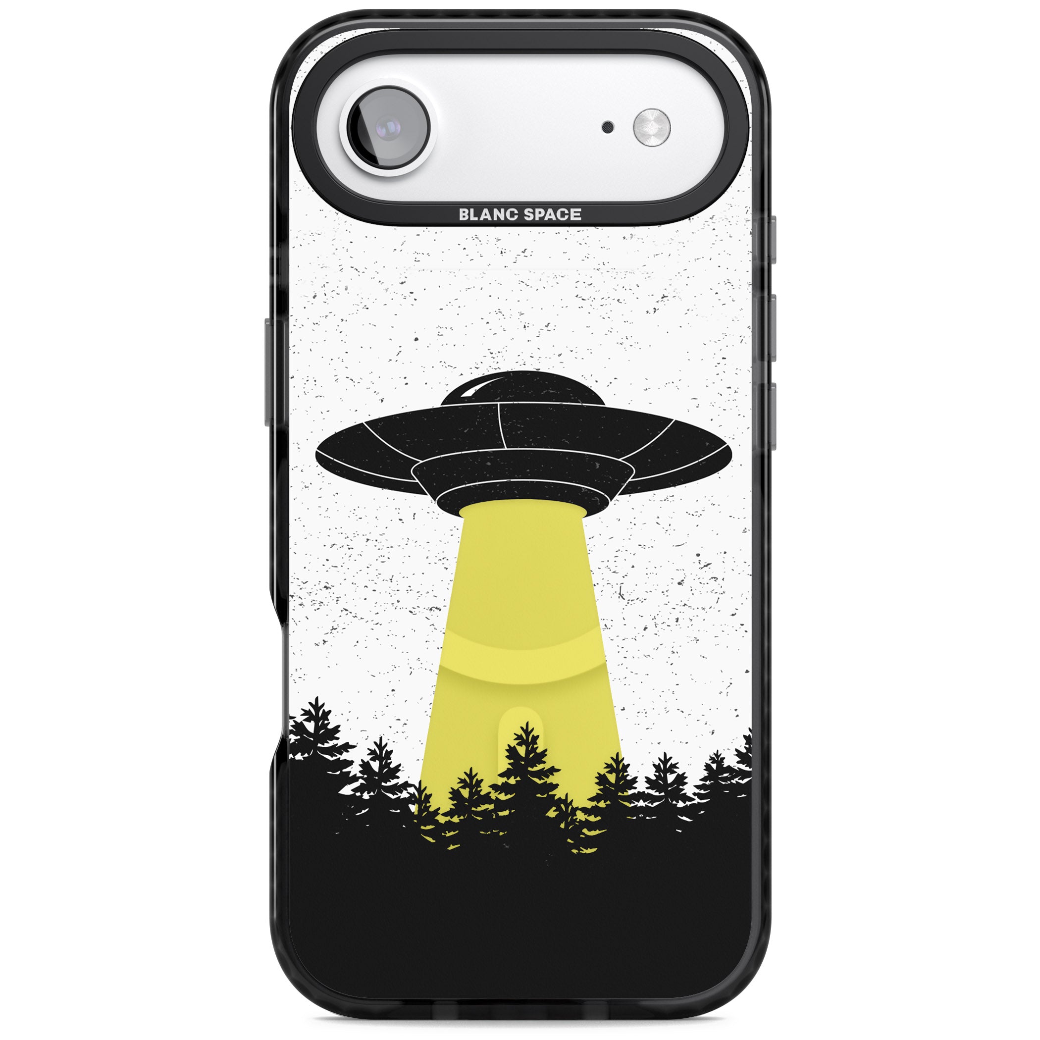 Alien Abduction iPhone 17 Air Impact Pro Black Phone Case