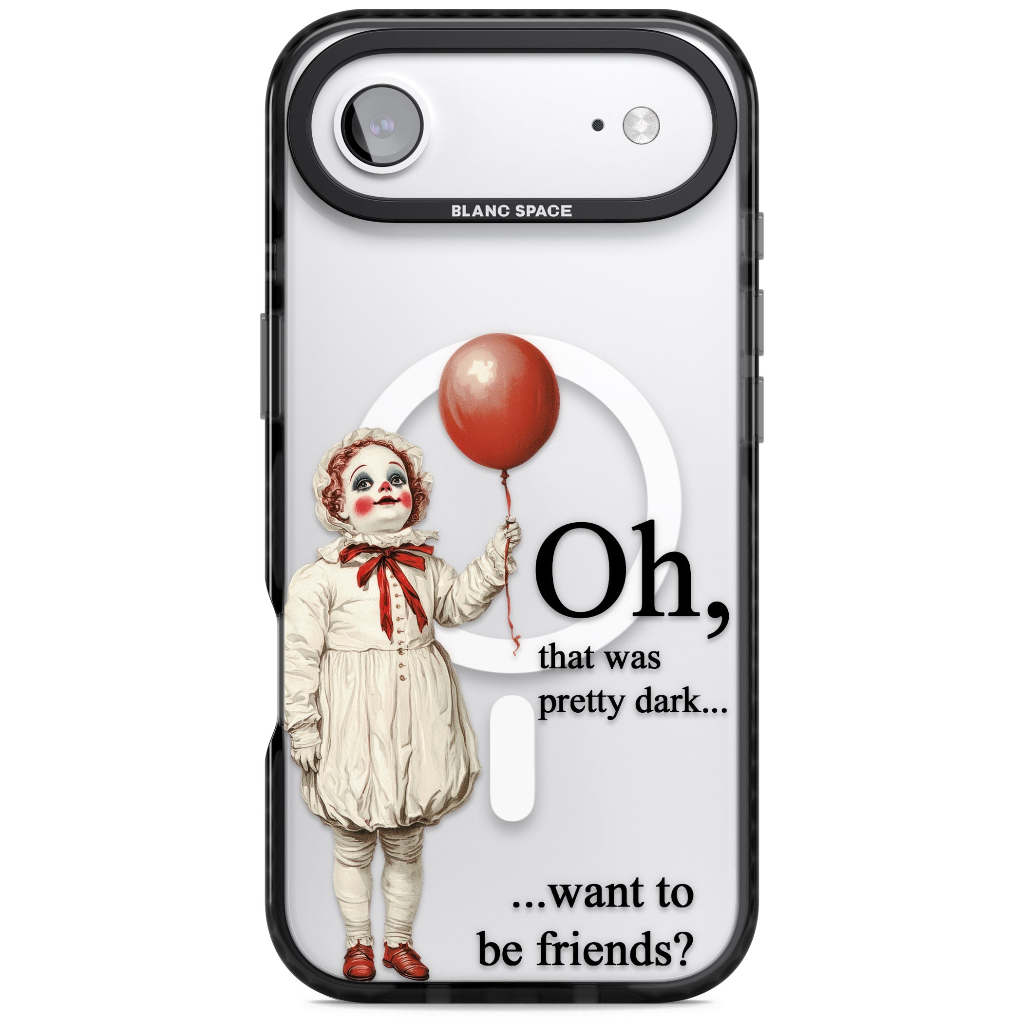Want To Be Friends? iPhone 17 Air Impact Pro Black Phone Case