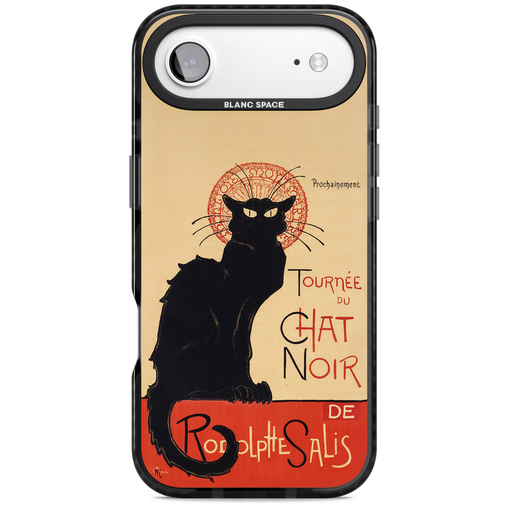 Tournee Du Chat Noir Poster iPhone 17 Air Impact Pro Black Phone Case