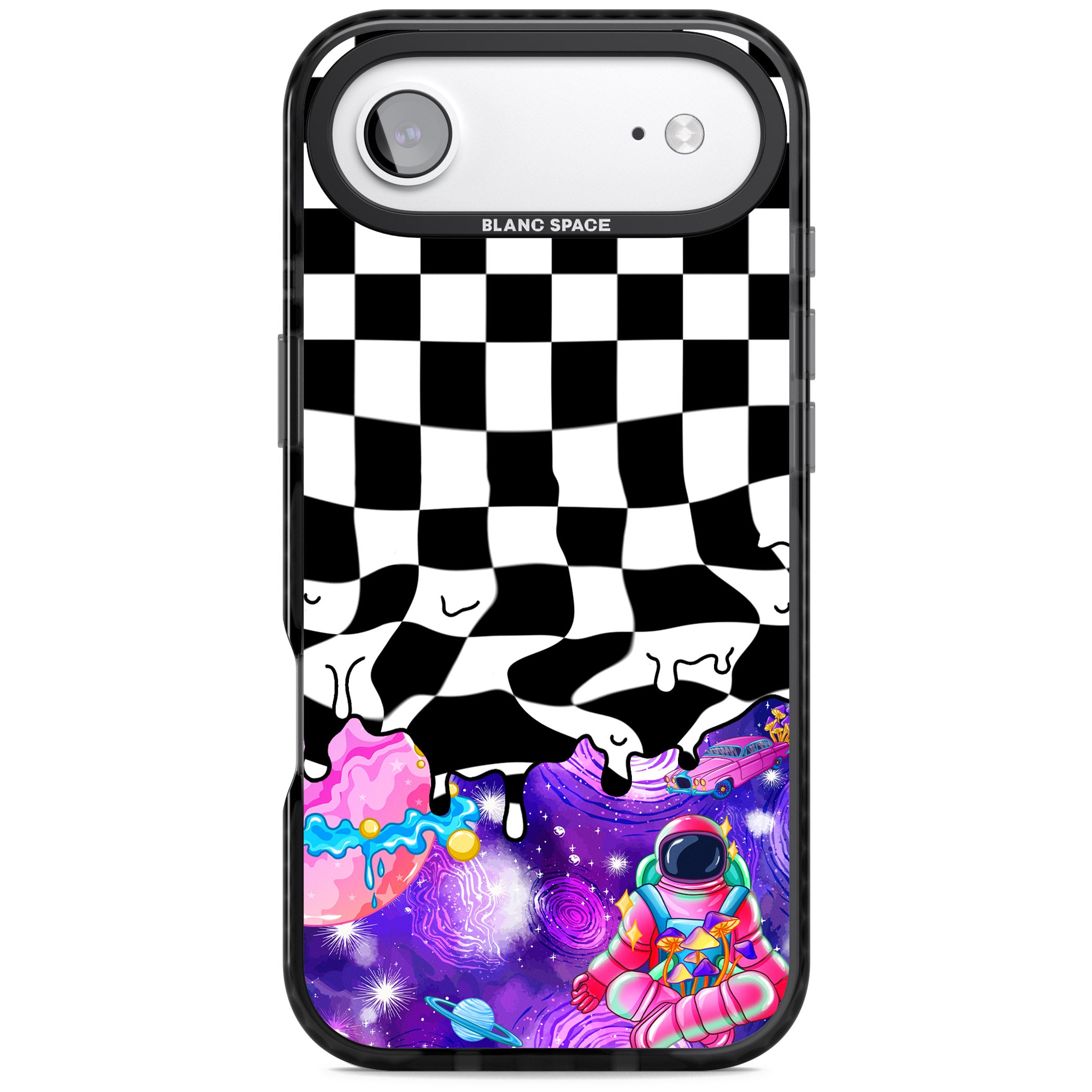 Washed Out iPhone 17 Air Impact Pro Black Phone Case