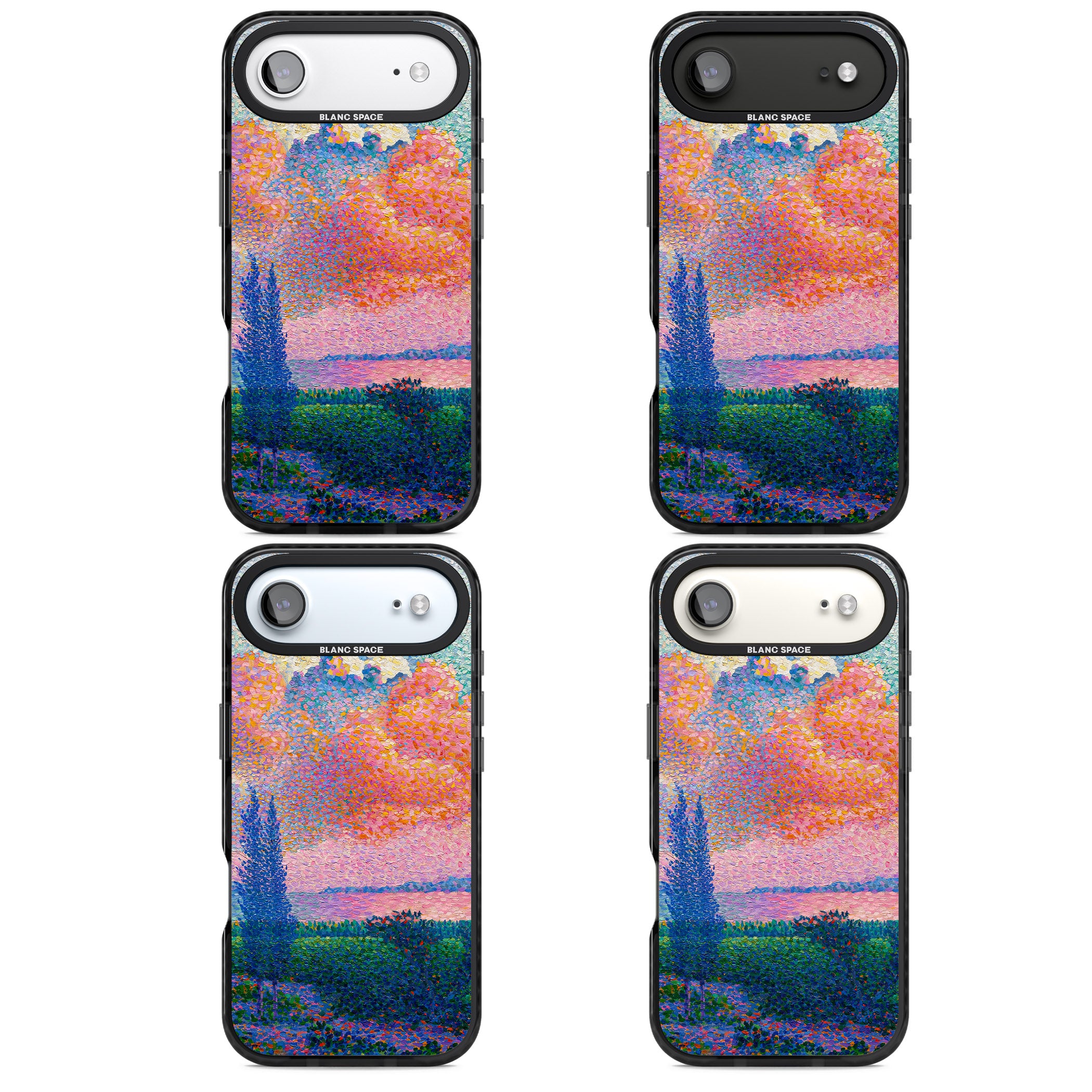 The Pink Cloud iPhone 17 Air Impact Pro Black Phone Case APT Impact Protection