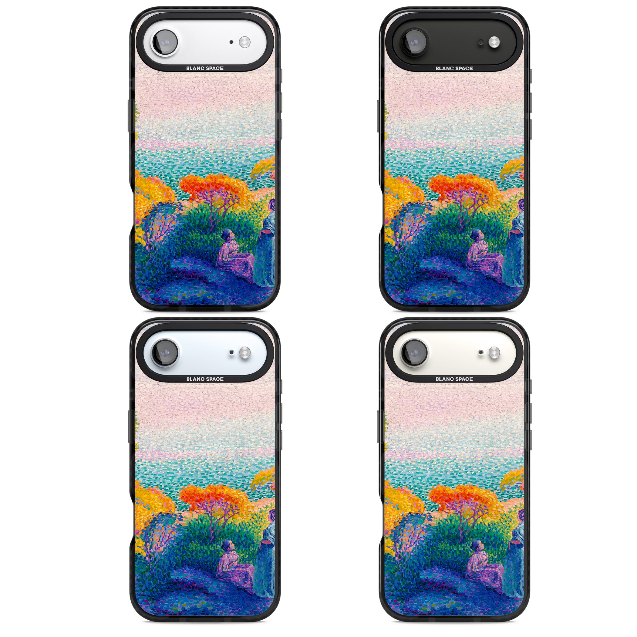Two Women by the Shore iPhone 17 Air Impact Pro Black Phone Case APT Impact Protection