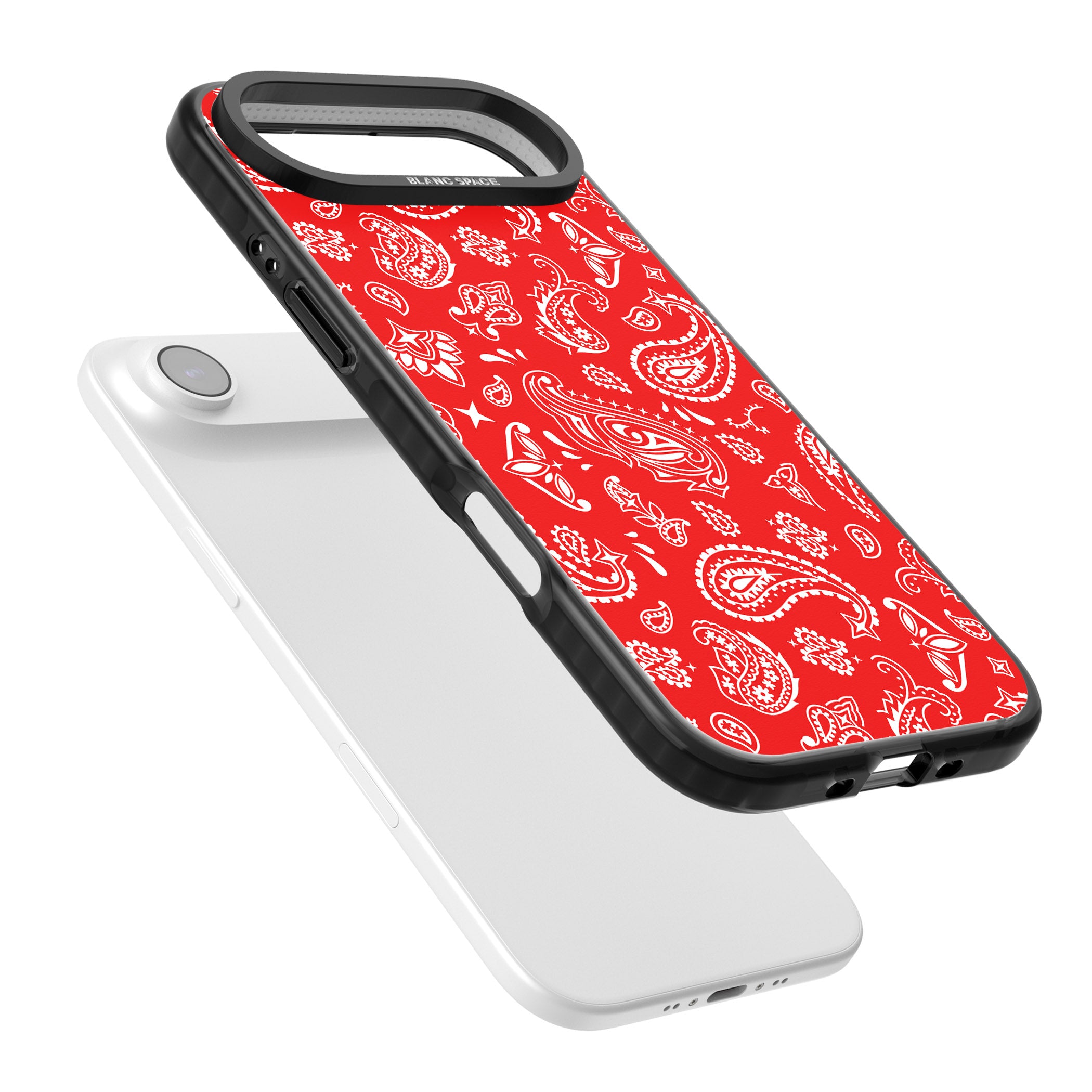 Red Bandana iPhone 17 Air Impact Pro Black Phone Case Colours