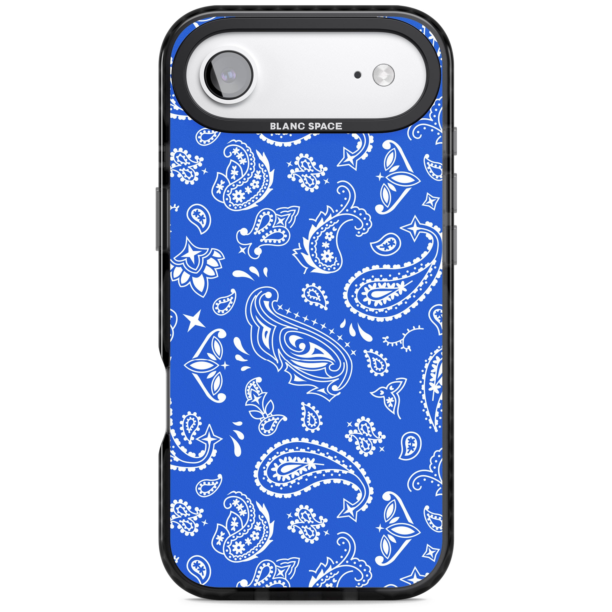 Blue Bandana iPhone 17 Air Impact Pro Black Phone Case