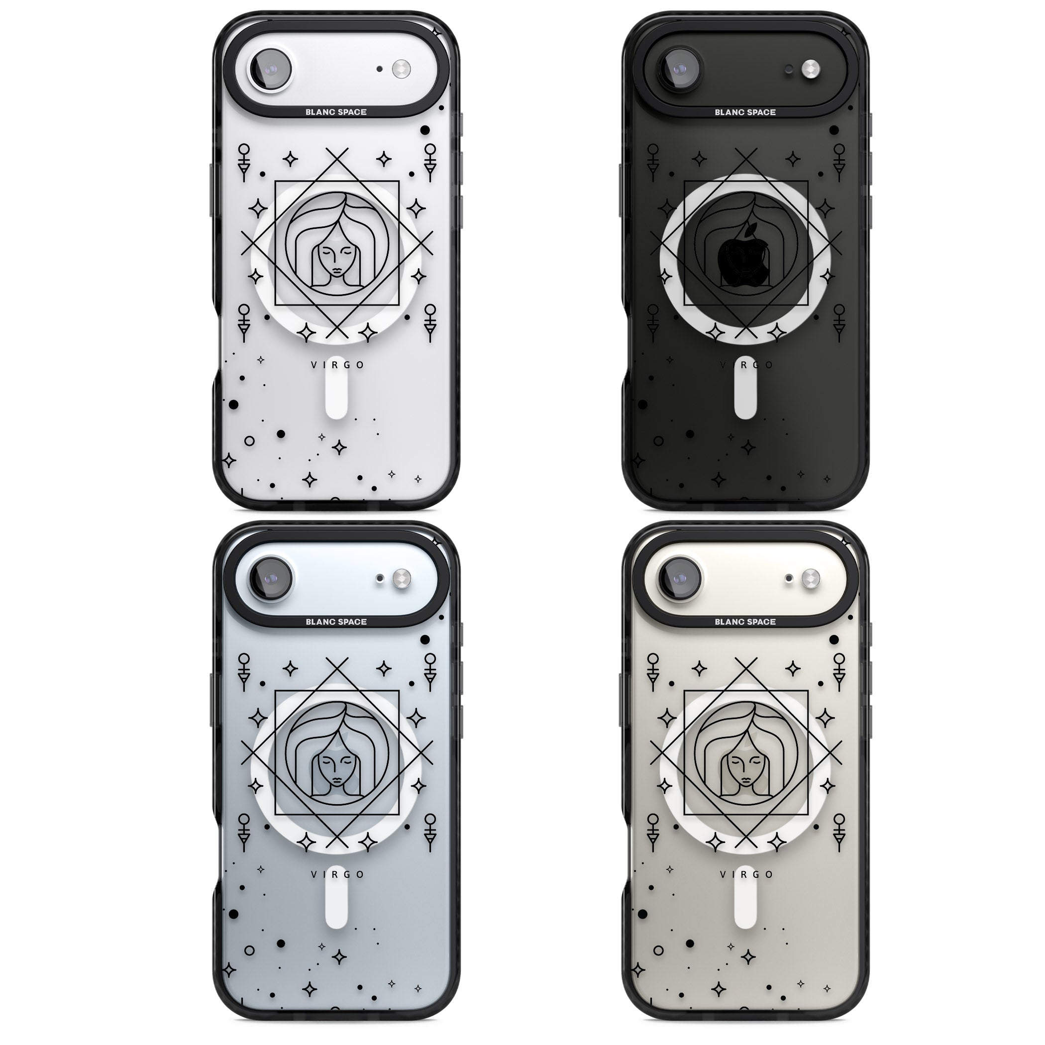 Virgo Emblem iPhone 17 Air Impact Pro Black Phone Case APT Impact Protection