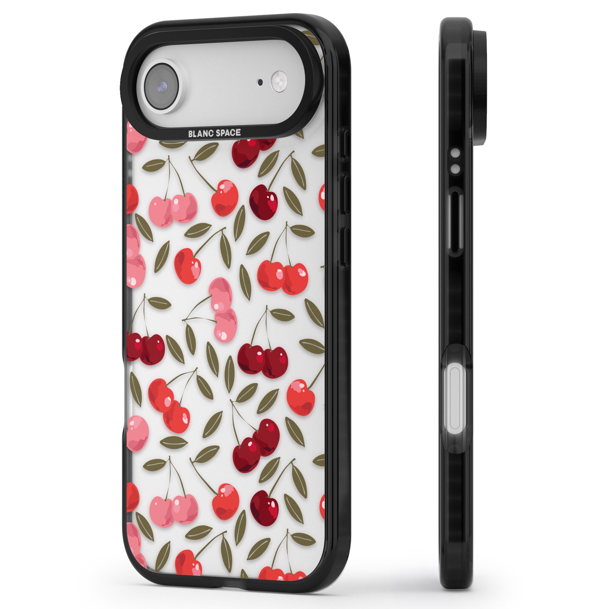 Cherry On Top iPhone 17 Air Impact Black Phone Case Side Profile