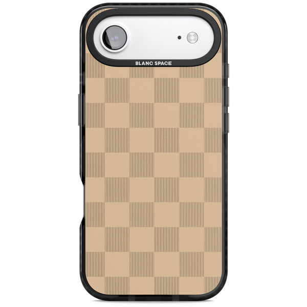 Beige Checkered