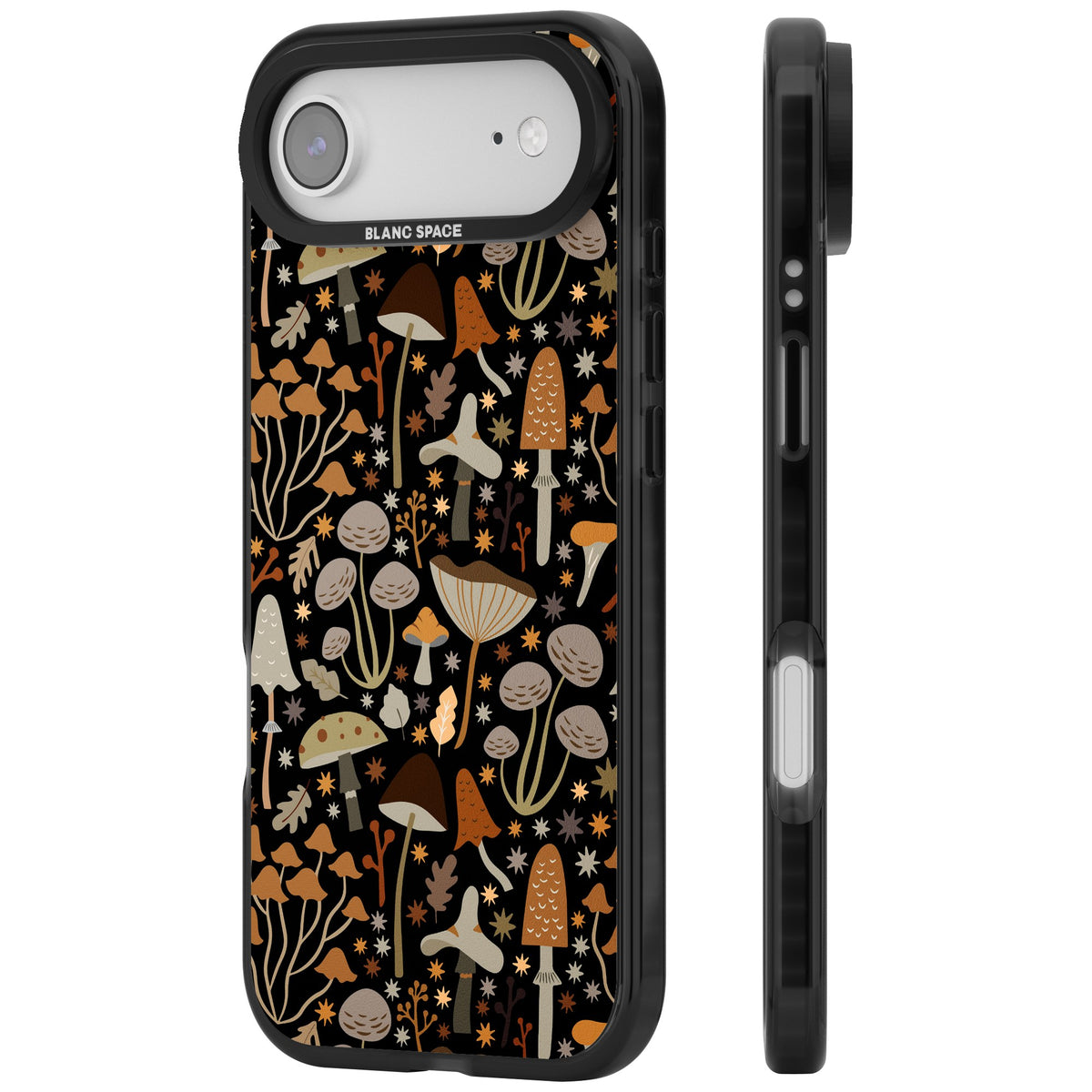Mushroom Grove iPhone Air Impact Black Phone Case side