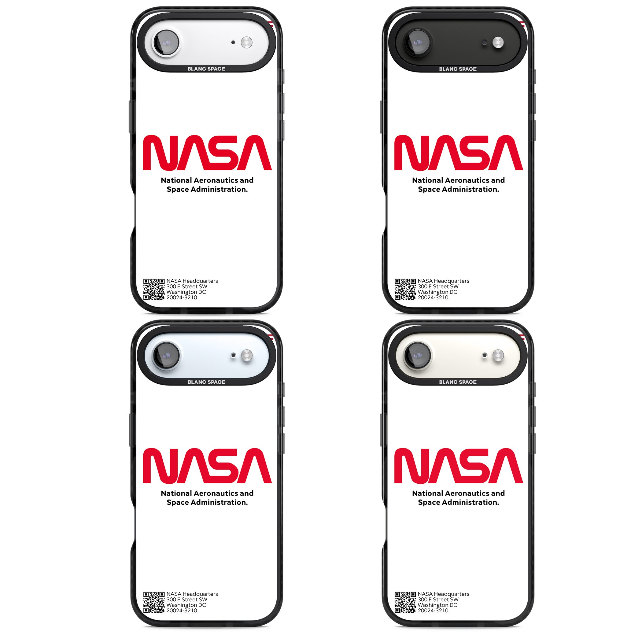 Nasa The Worm iPhone 17 Air Impact Black Phone Case APT Impact Protection