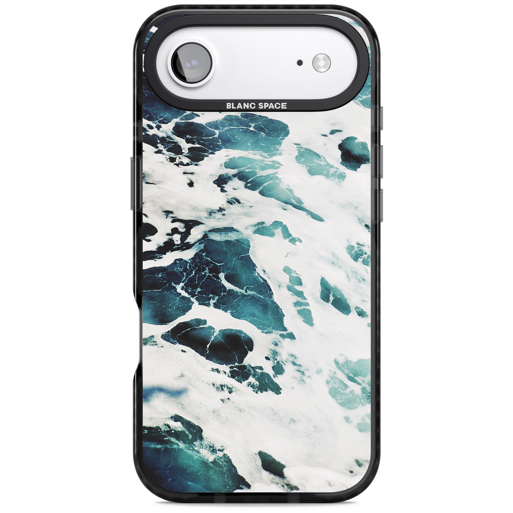 Ocean Surge iPhone 17 Air Impact Black Phone Case